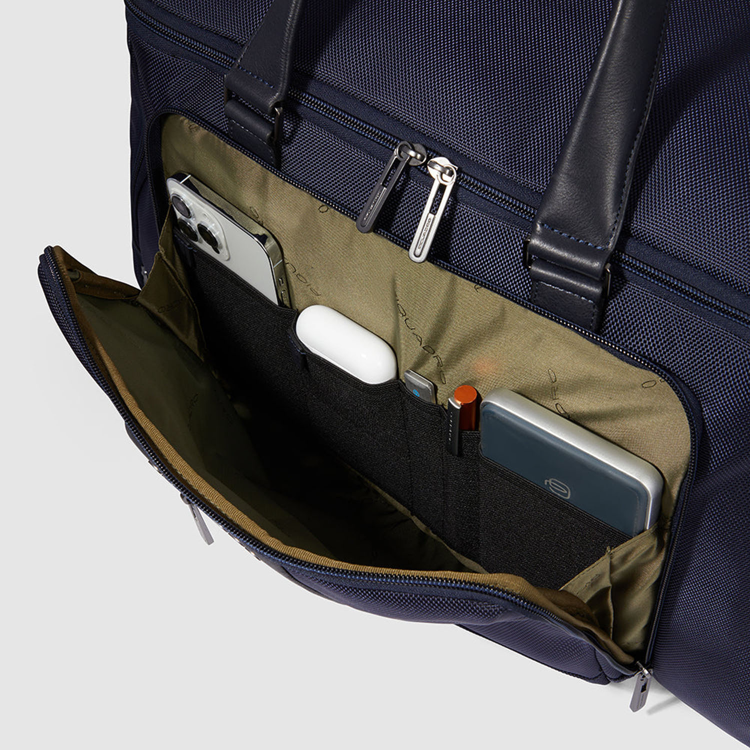 Piquadro Brief Gym/Business Tasche, als Rucksack tragbar Blau Piquadro Brief Gym/Business Tasche, als Rucksack tragbar Blau