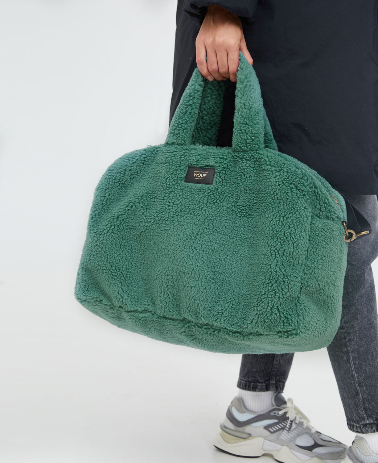 Wouf Teddy Collection Weekend Bag Moss