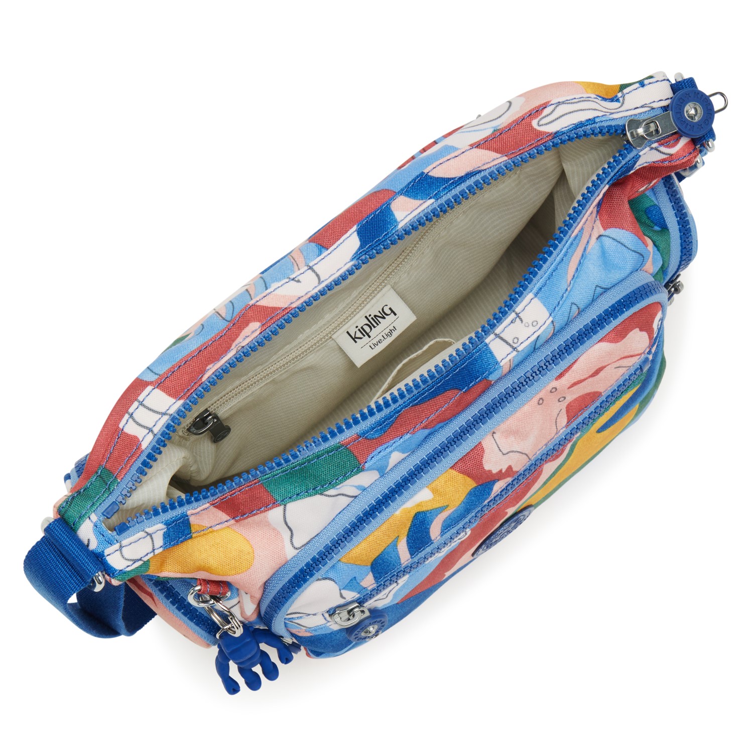 Kipling GABBIE S Umhängetasche mit Handyfach Botanical Print