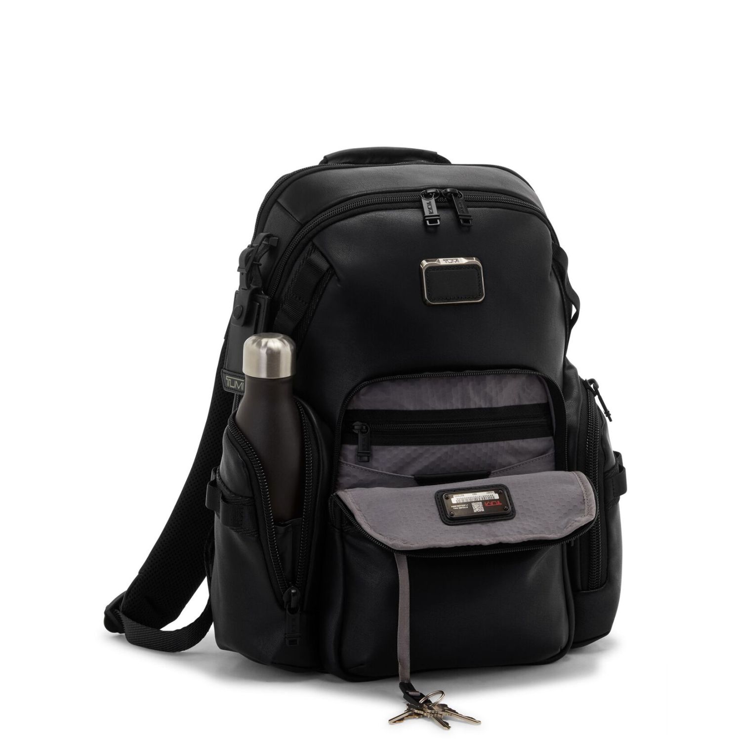 Tumi Alpha Bravo Navigation Rucksack aus Leder + GRATIS HOTELGUTSCHEIN Schwarz Tumi Alpha Bravo Navigation Rucksack aus Leder + GRATIS HOTELGUTSCHEIN Schwarz