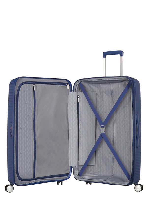 American Tourister Soundbox Trolley M 4R 67cm, erweiterbar Midnight Navy American Tourister Soundbox Trolley M 4R 67cm, erweiterbar Midnight Navy
