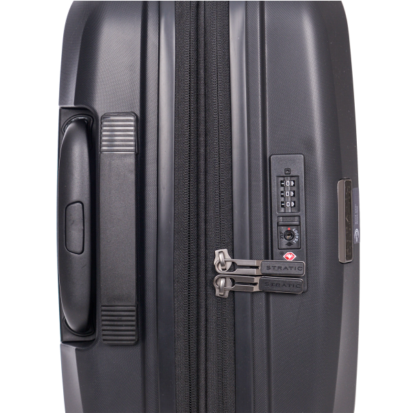 Stratic Straw + Hartschalen-Koffer S, erweiterbar black Stratic Straw + Hartschalen-Koffer S, erweiterbar black