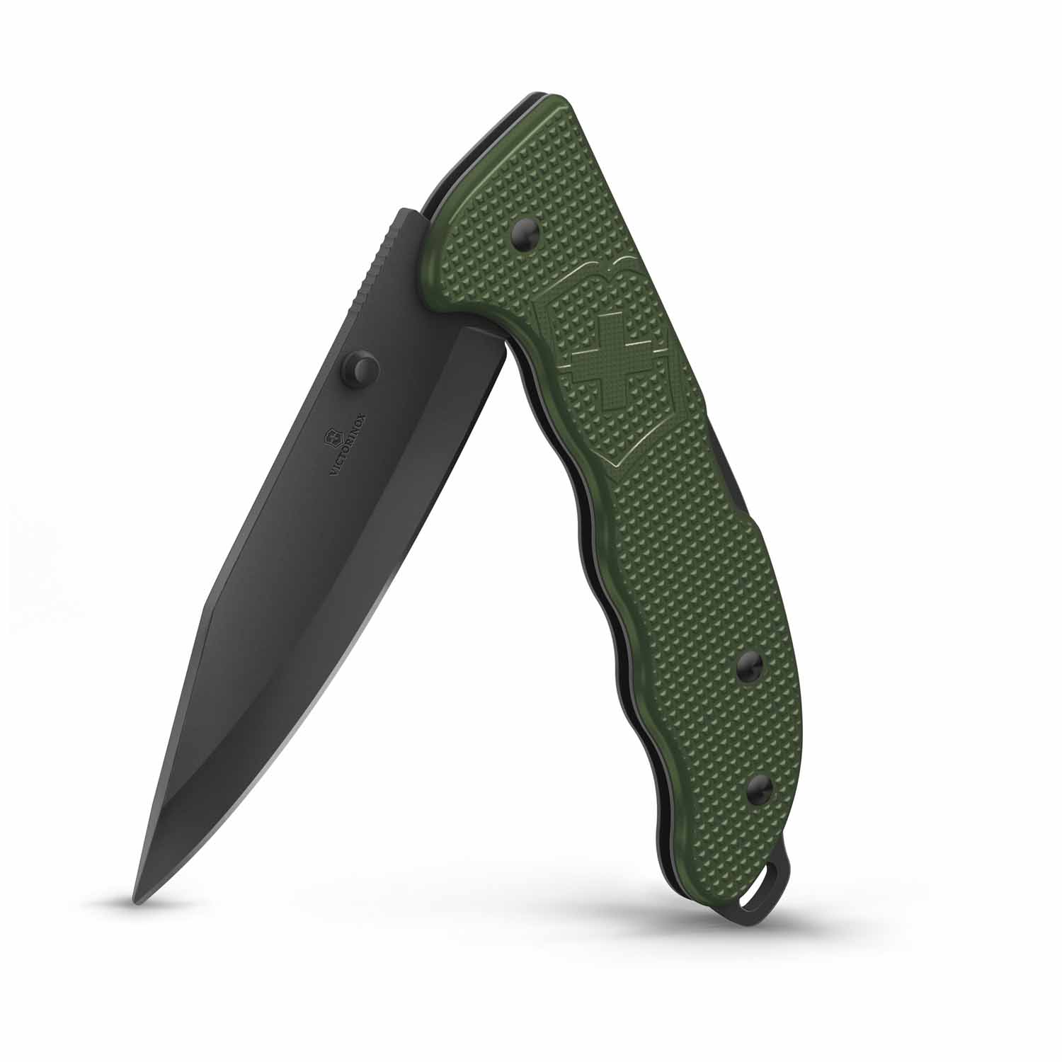 Victorinox Evoke BSH Alox Grosses Taschenmesser, Klappbares Messer Olive Green
