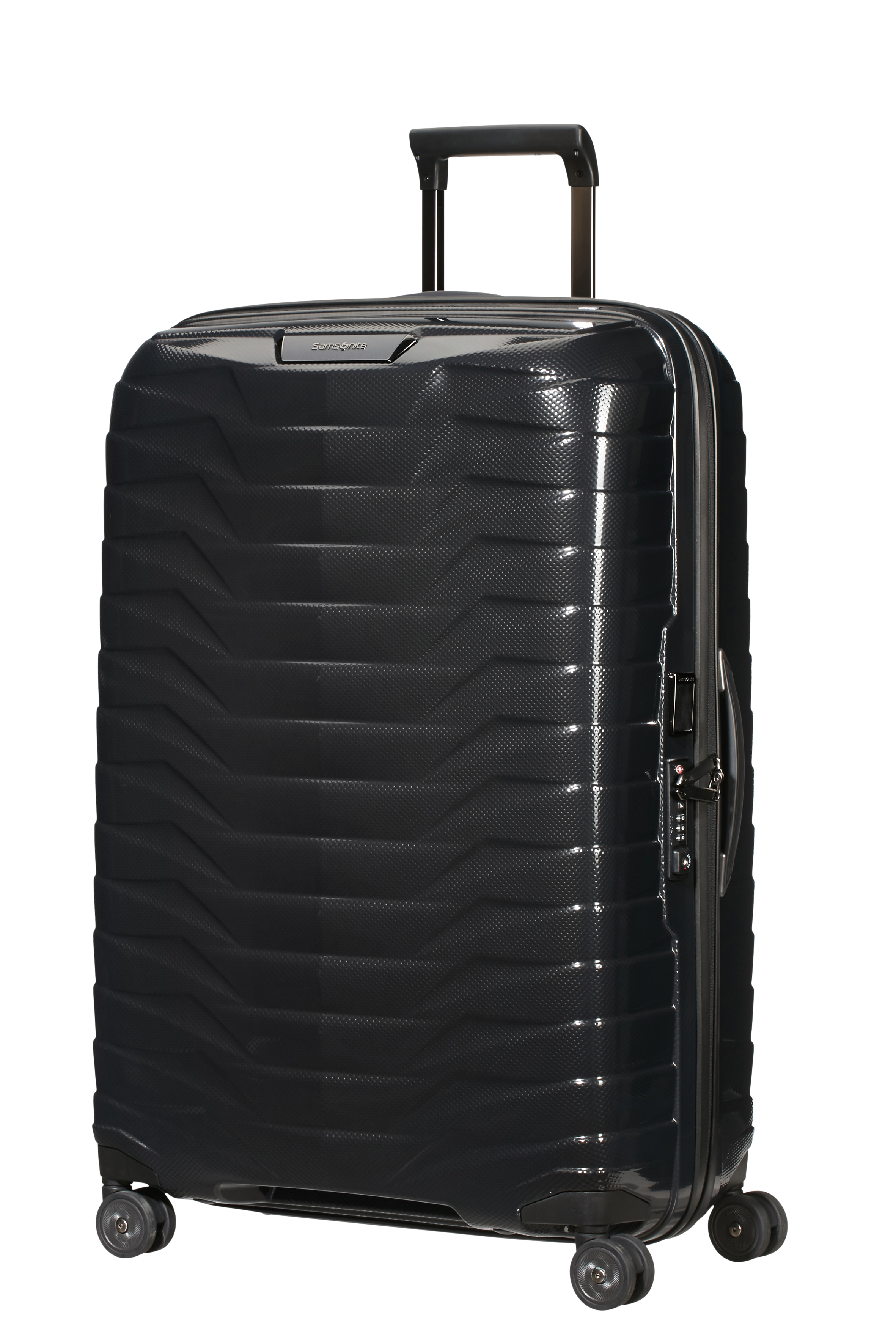 Samsonite Proxis Trolley mit 4 Rollen 75cm + GRATIS HOTELGUTSCHEIN Schwarz Samsonite Proxis Trolley mit 4 Rollen 75cm + GRATIS HOTELGUTSCHEIN Schwarz