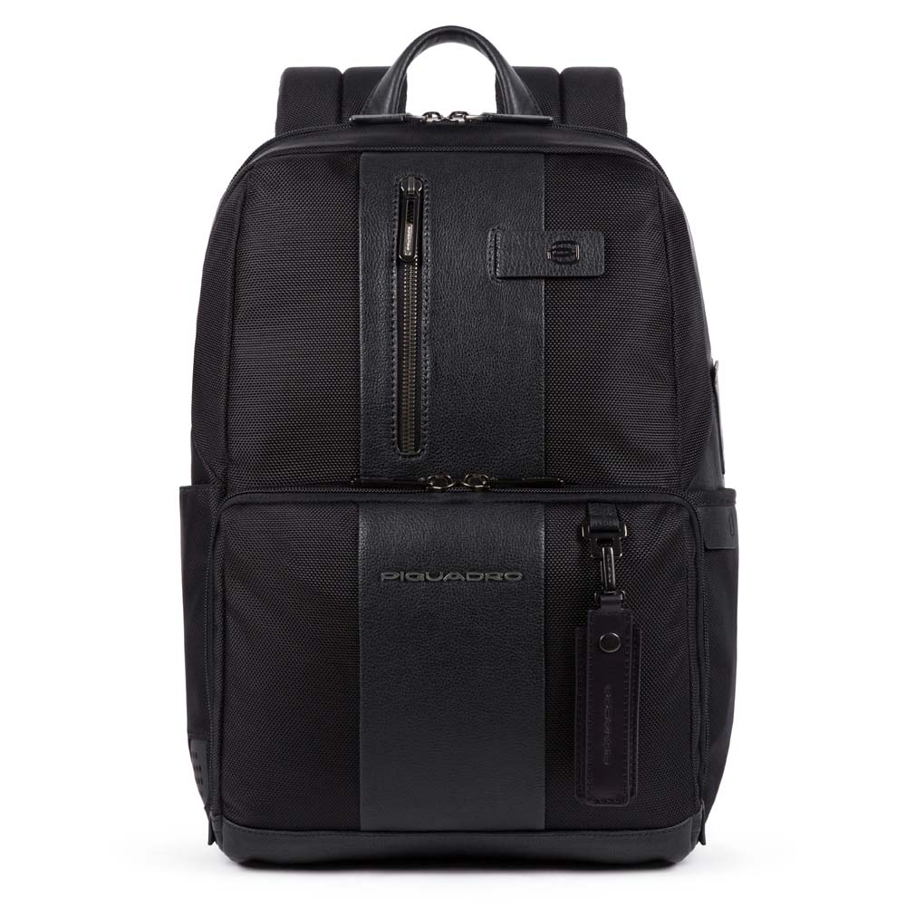 Piquadro Brief 2 Laptoprucksack aus rezykliertem Stoff, BagMotic