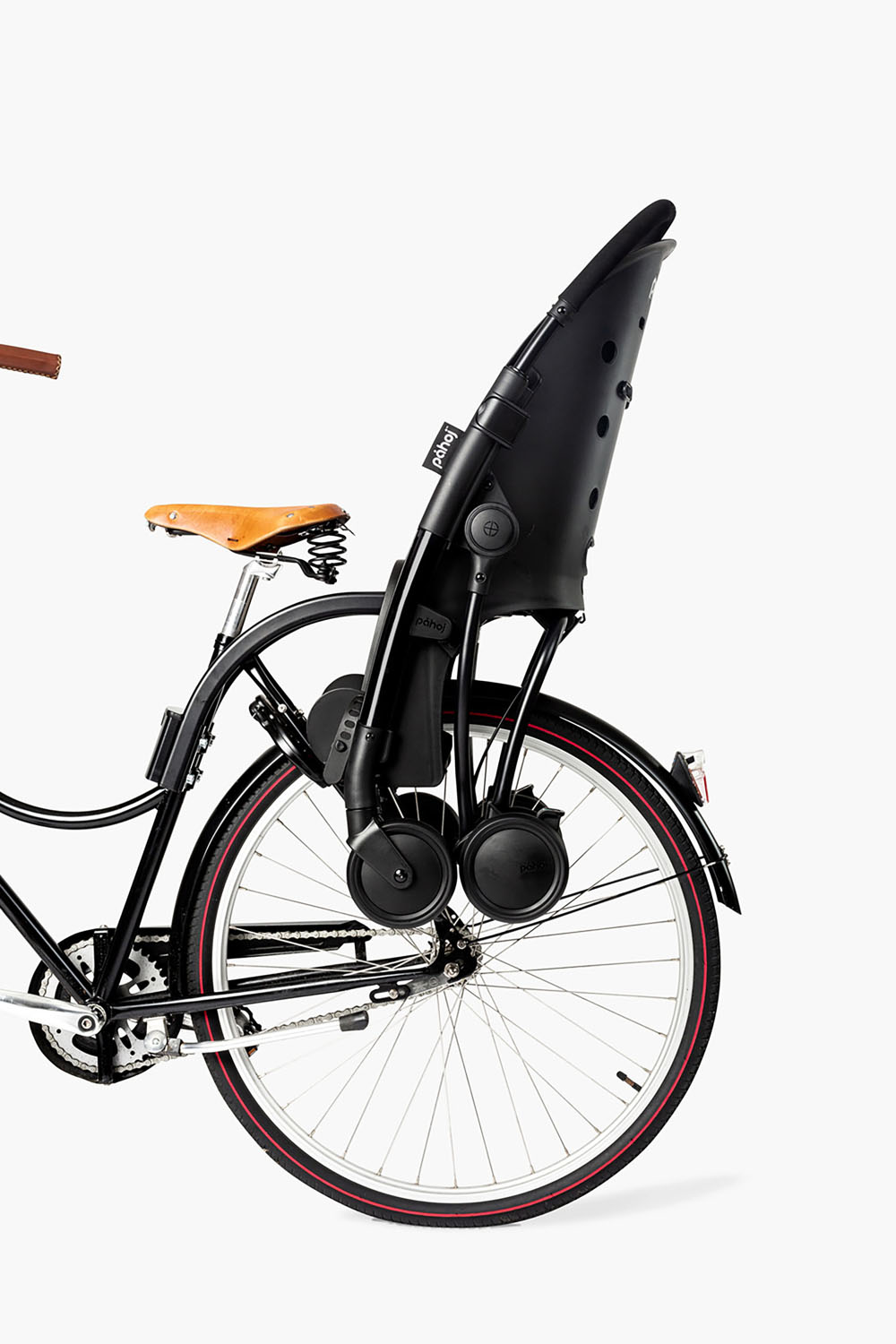 Påhoj Urban Fahrradsitz/Buggy schwarz