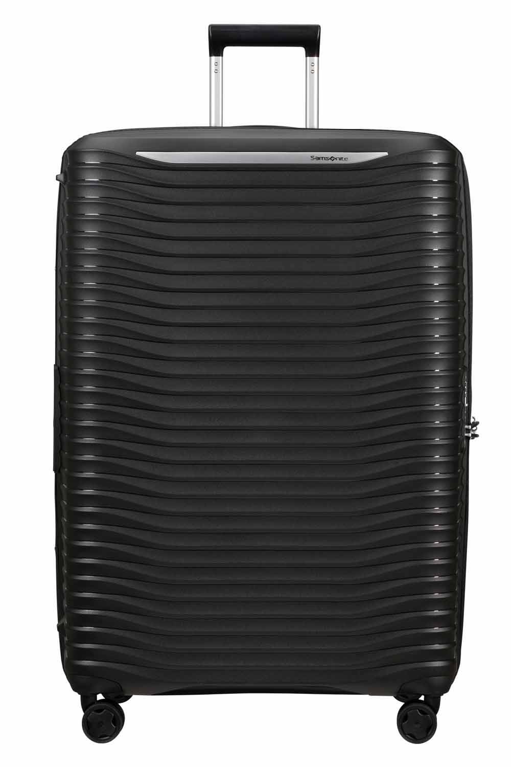 Samsonite Upscape Trolley mit 4 Rollen erweiterbar 81cm + GRATIS HOTELGUTSCHEIN Schwarz