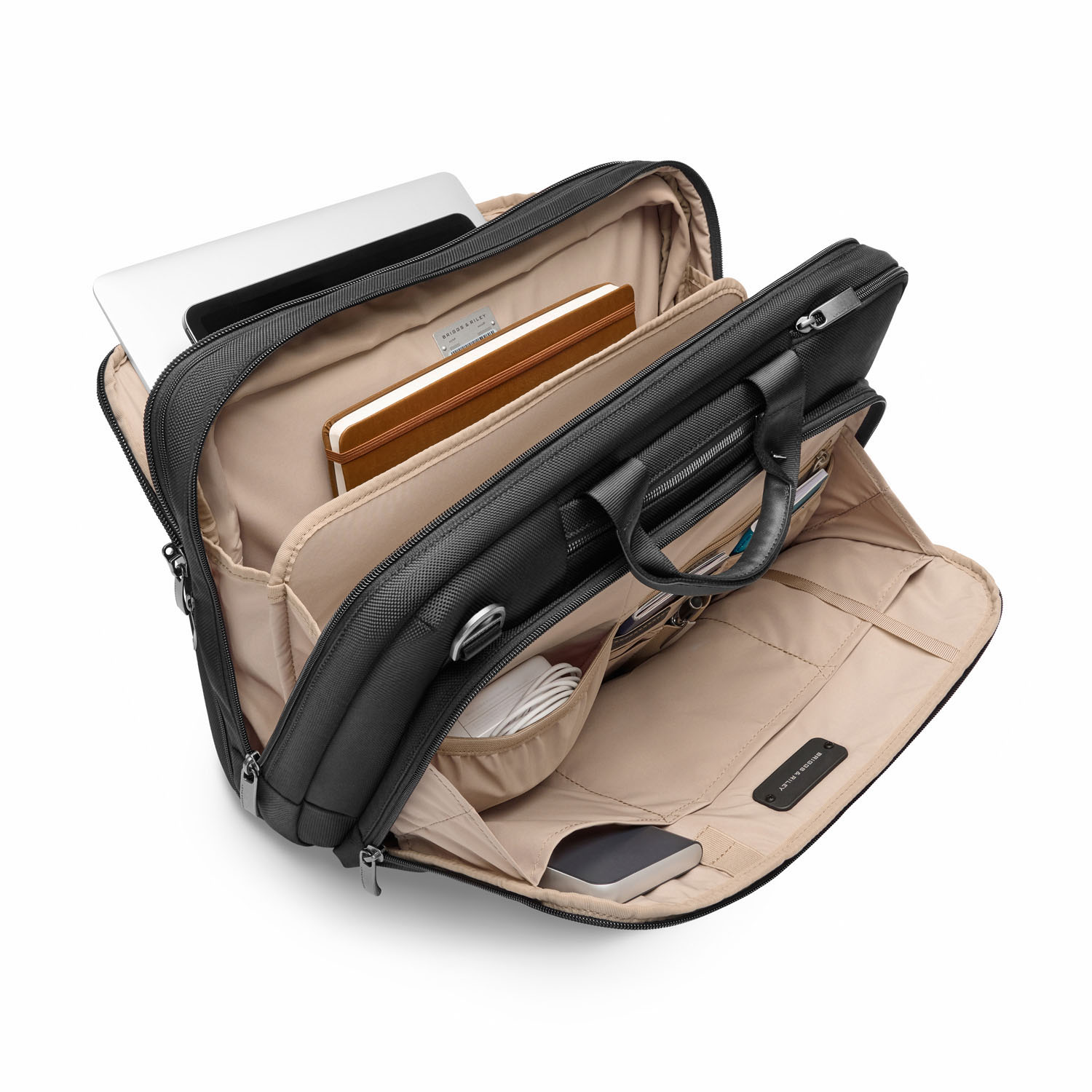 Briggs & Riley Business 2.0 Large Expandable Brief Black Briggs & Riley Business 2.0 Large Expandable Brief Black