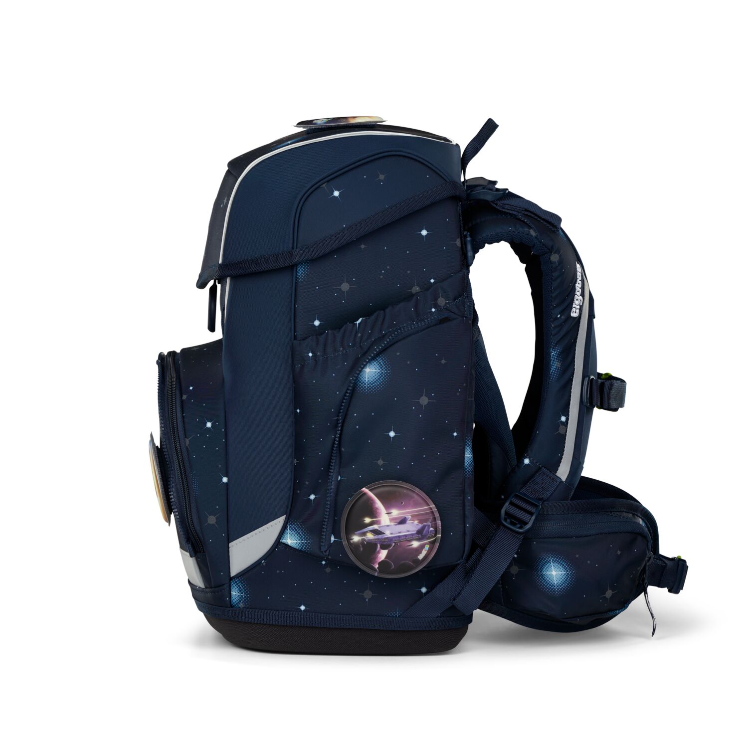 ergobag cubo GALAXY GLOW 5-teiliges Schulrucksack-Set 2025 KoBärnikus ergobag cubo GALAXY GLOW 5-teiliges Schulrucksack-Set 2025 KoBärnikus