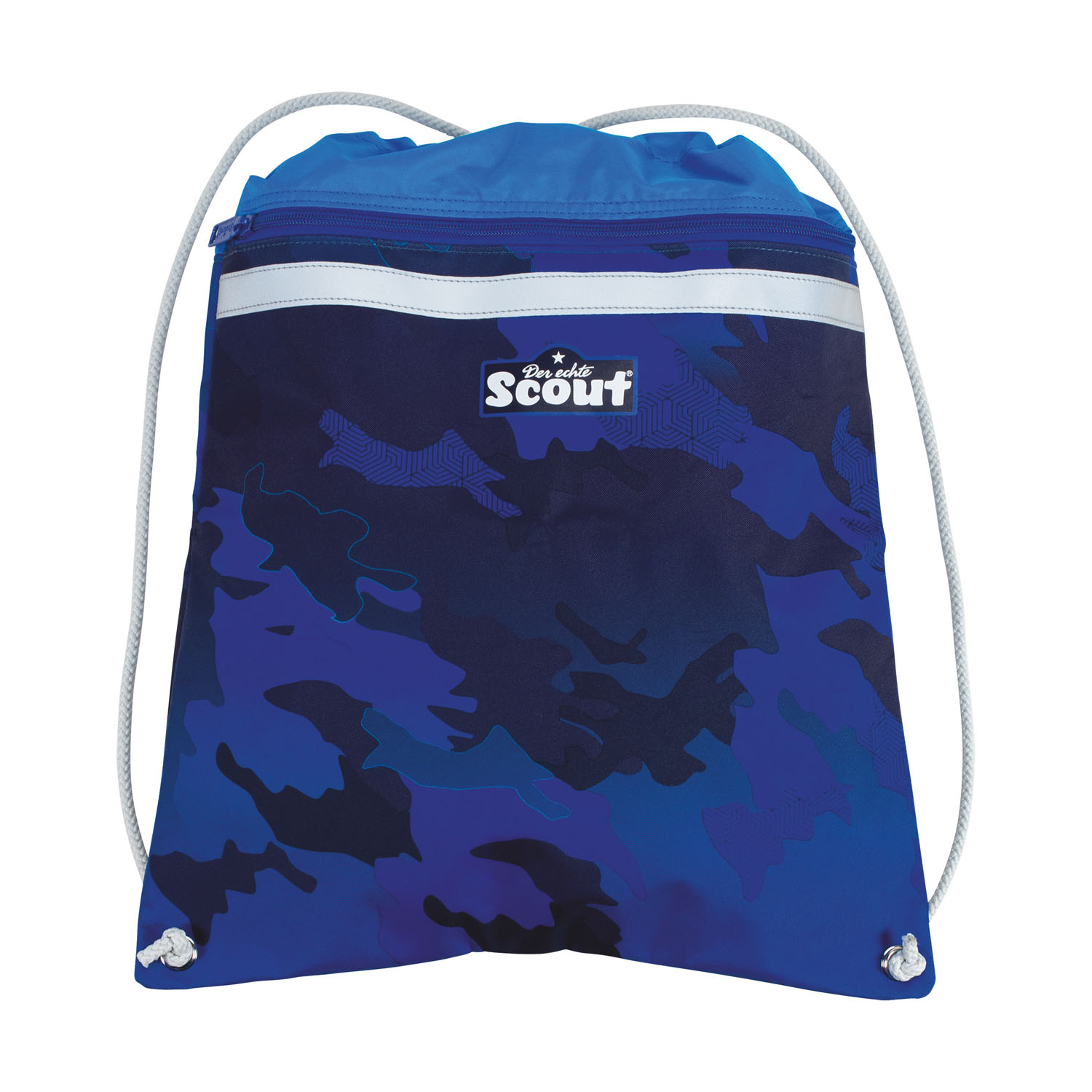 Scout Alpha Schulranzen-Set 4-teilig DIN Blue Police