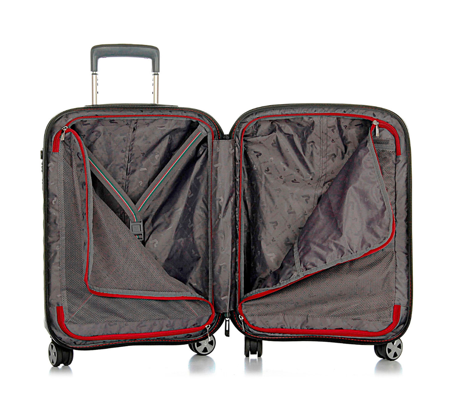 Roncato Double Premium Cabin Trolley 4R Black Roncato Double Premium Cabin Trolley 4R Black
