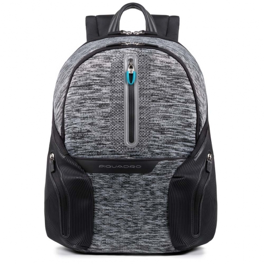 Piquadro Coleos Active Laptop-Rucksack 14" mit Tabletfach und USB-Anschluss Grau Piquadro Coleos Active Laptop-Rucksack 14" mit Tabletfach und USB-Anschluss Grau