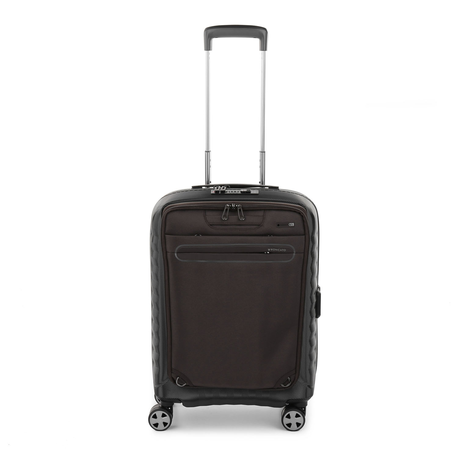 Roncato Double Premium Cabin Trolley 4R Antracite/Braun
