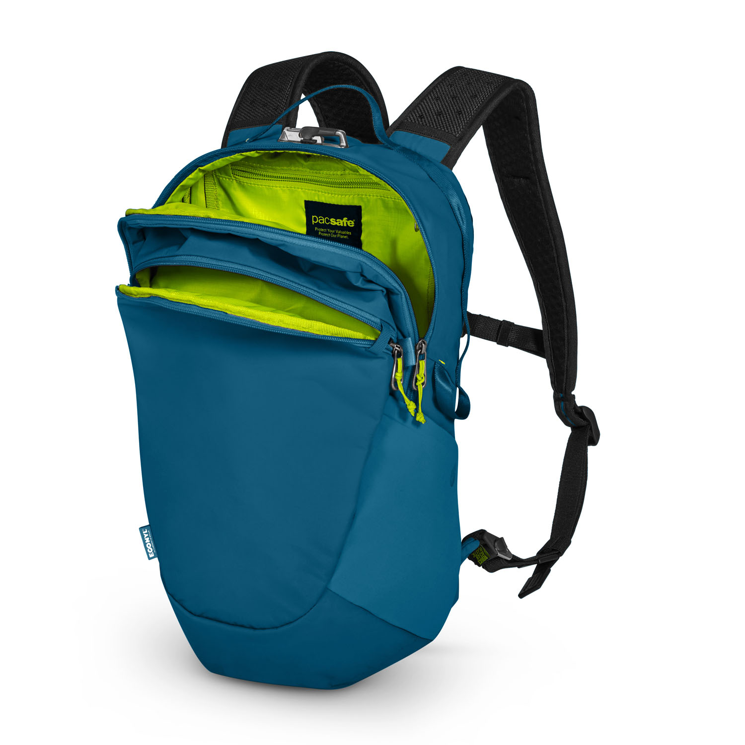 pacsafe ECO 18L Anti-Theft Backpack Tidal Teal pacsafe ECO 18L Anti-Theft Backpack Tidal Teal