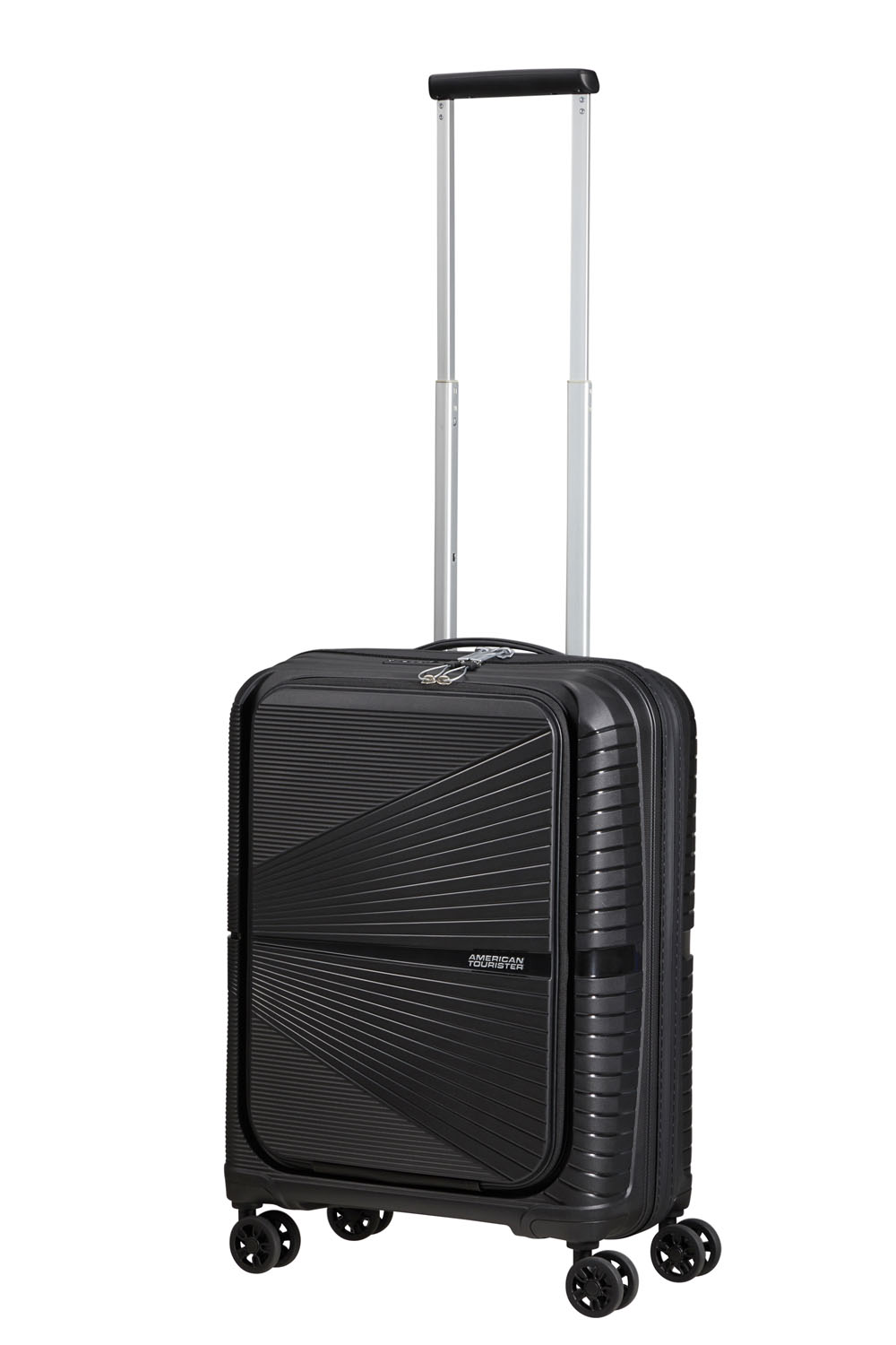 American Tourister Airconic Handgepäck Trolley 55cm mit Fronttasche + GRATIS HOTELGUTSCHEIN Onyx Black American Tourister Airconic Handgepäck Trolley 55cm mit Fronttasche + GRATIS HOTELGUTSCHEIN Onyx Black