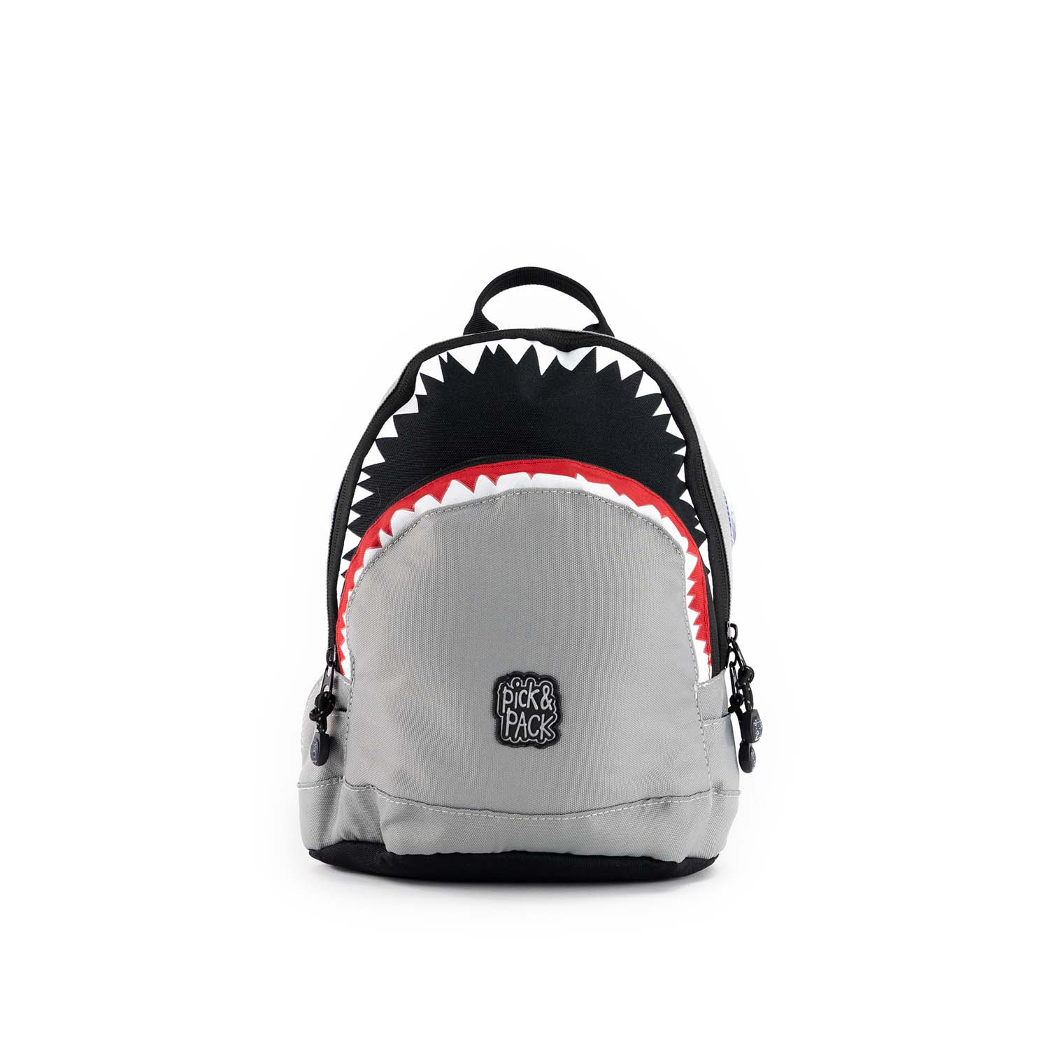 Pick & Pack Shark Shape Backpack S Grey Pick & Pack Shark Shape Backpack S Grey