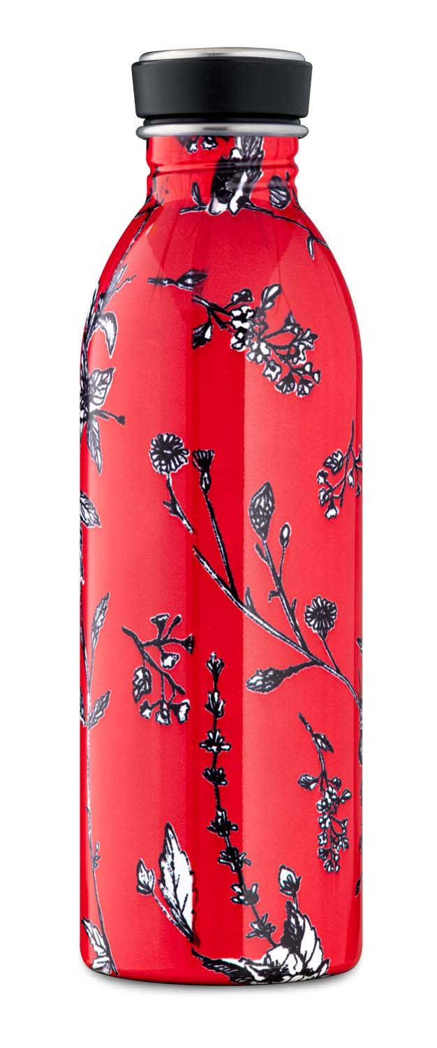 24Bottles® Urban Bottle Floral 500ml Cherry Lace 24Bottles® Urban Bottle Floral 500ml Cherry Lace