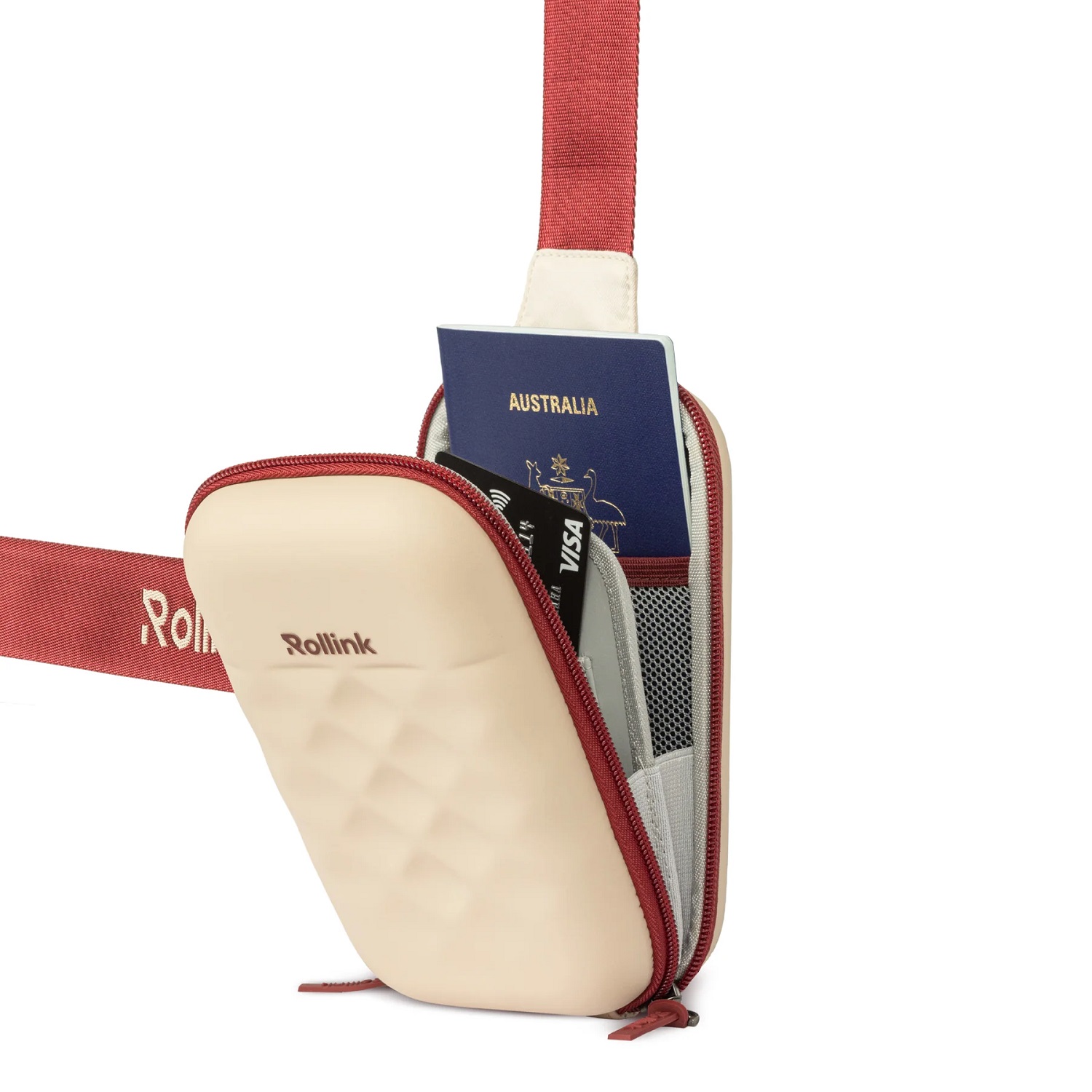 Rollink Slingbag Go Mini Bag (upright) Sand