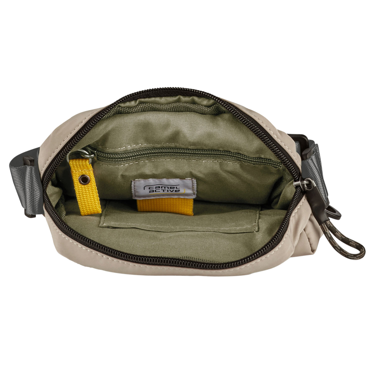 Camel Active Terra Cross Bag XS aus recyceltem Nylon 4227 Beige Camel Active Terra Cross Bag XS aus recyceltem Nylon 4227 Beige