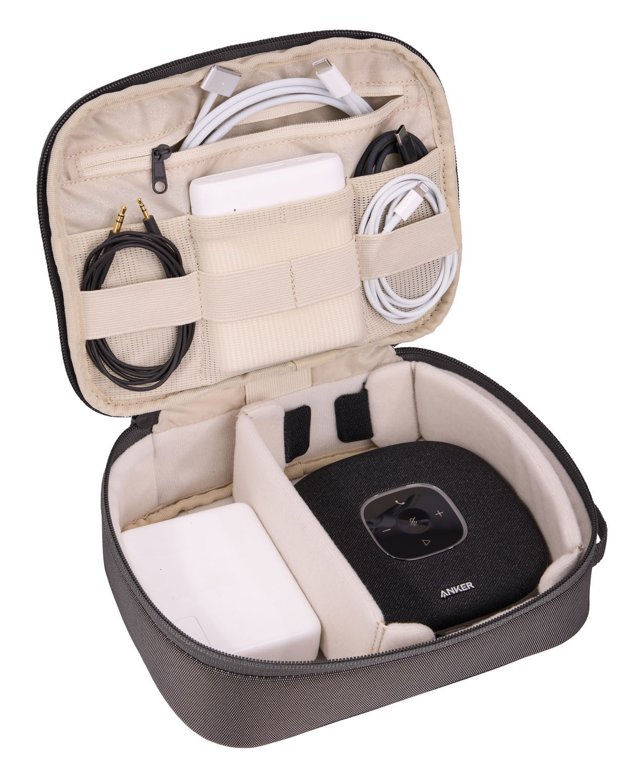 THULE Subterra 2 Powershuttle Plus -Elektroniktasche groß Vetiver Gray THULE Subterra 2 Powershuttle Plus -Elektroniktasche groß Vetiver Gray