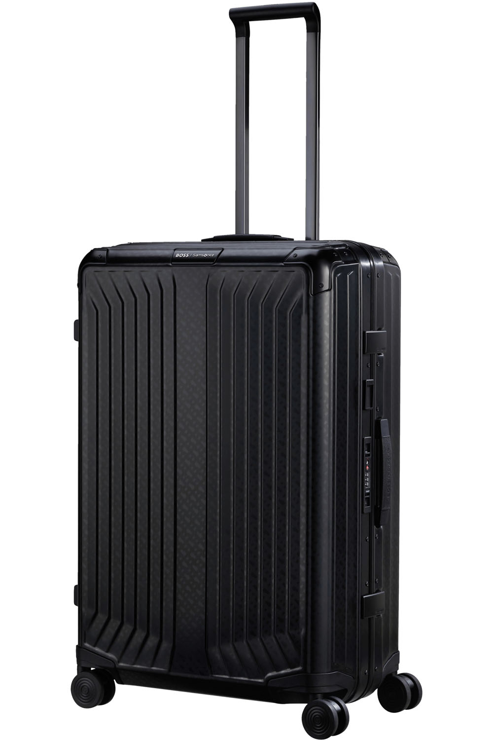 Samsonite BOSS Trolley mit 4 Rollen 76cm Graphite Monogram Samsonite BOSS Trolley mit 4 Rollen 76cm Graphite Monogram