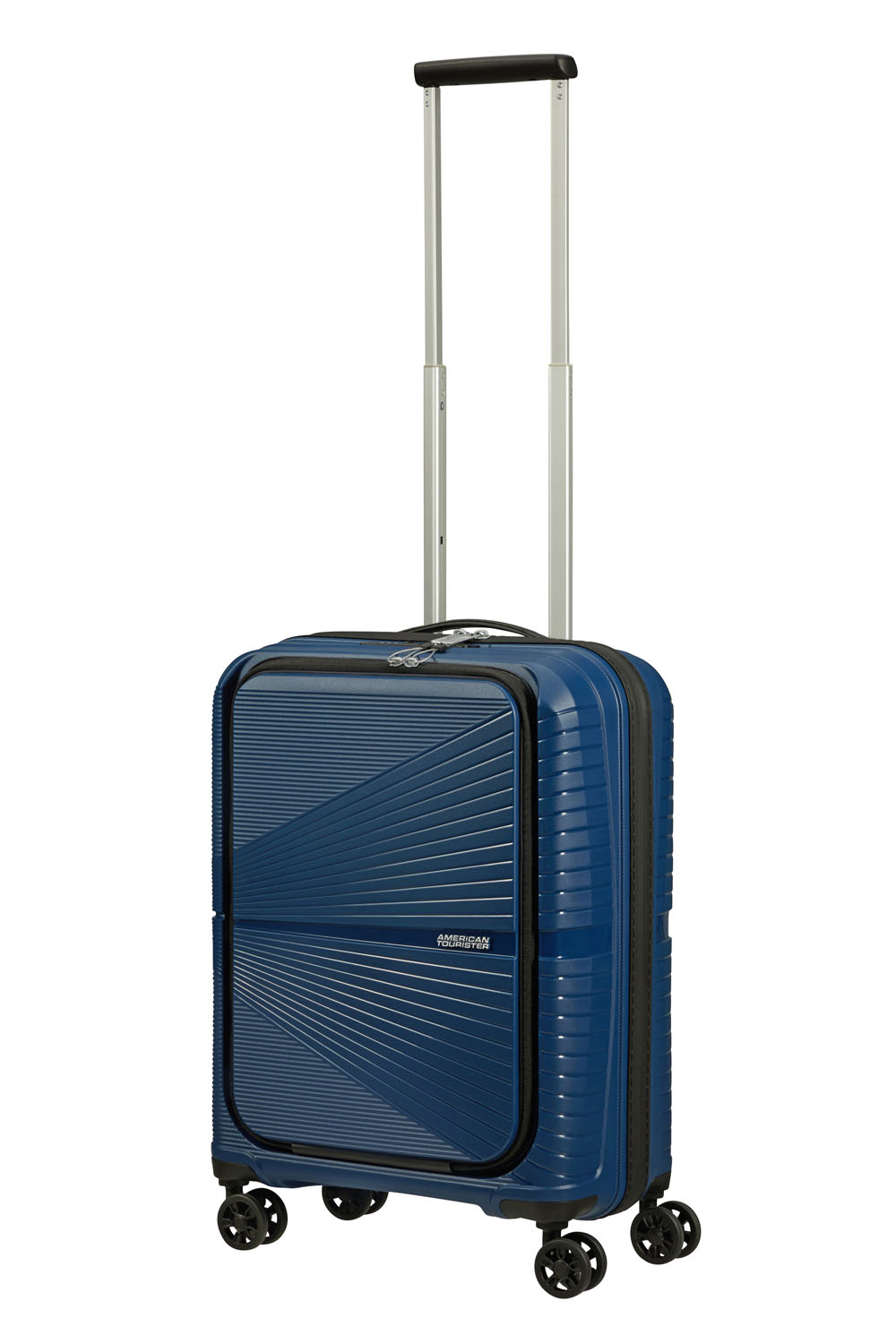 American Tourister Airconic Handgepäck Trolley 55cm mit Fronttasche + GRATIS HOTELGUTSCHEIN Midnight Navy American Tourister Airconic Handgepäck Trolley 55cm mit Fronttasche + GRATIS HOTELGUTSCHEIN Midnight Navy