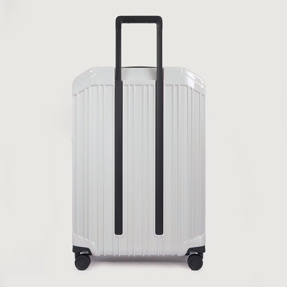 Piquadro PQ-Light 4-Rollen Trolley Koffer 75cm; glänzend Grau