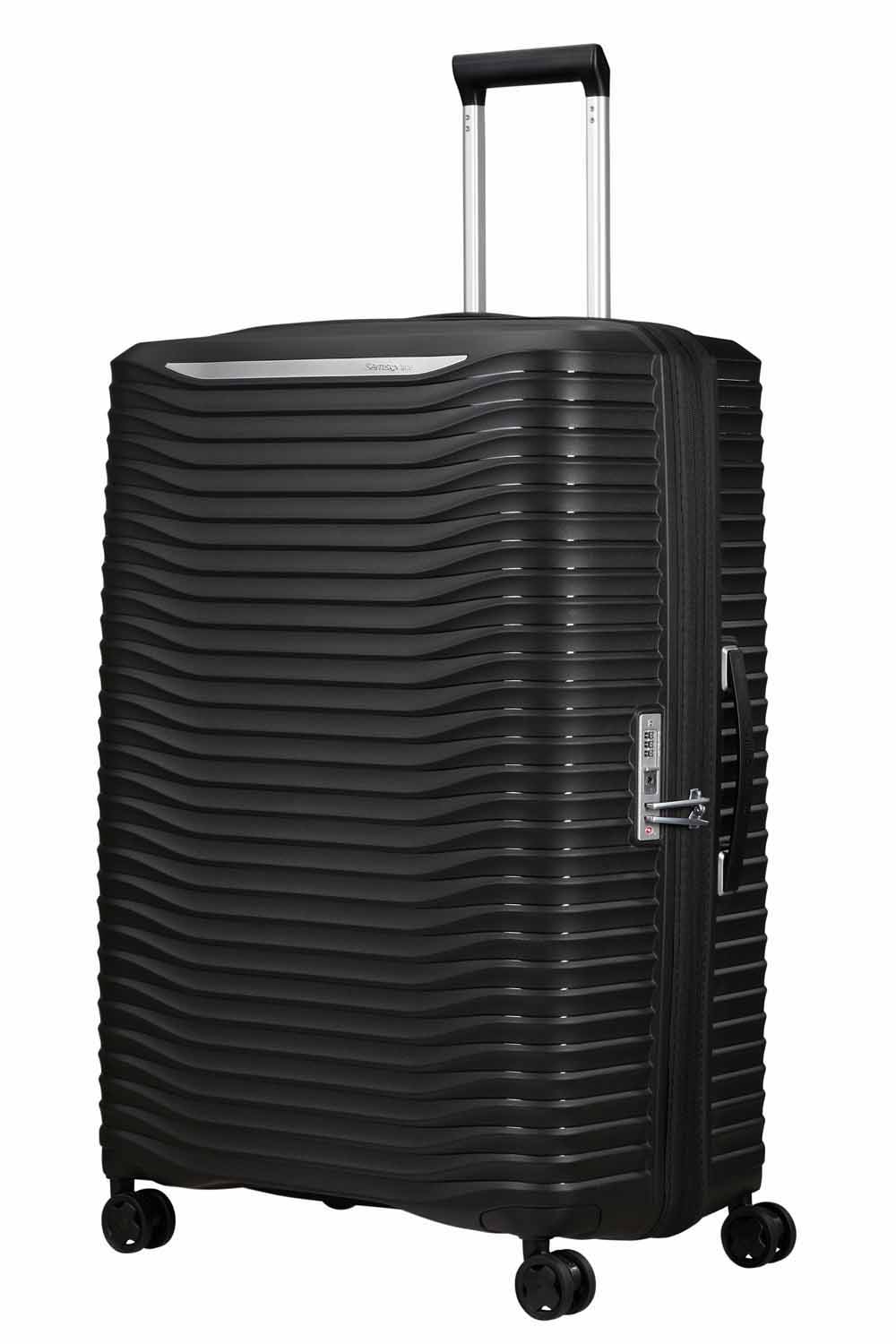 Samsonite Upscape Trolley mit 4 Rollen erweiterbar 81cm + GRATIS HOTELGUTSCHEIN Schwarz Samsonite Upscape Trolley mit 4 Rollen erweiterbar 81cm + GRATIS HOTELGUTSCHEIN Schwarz