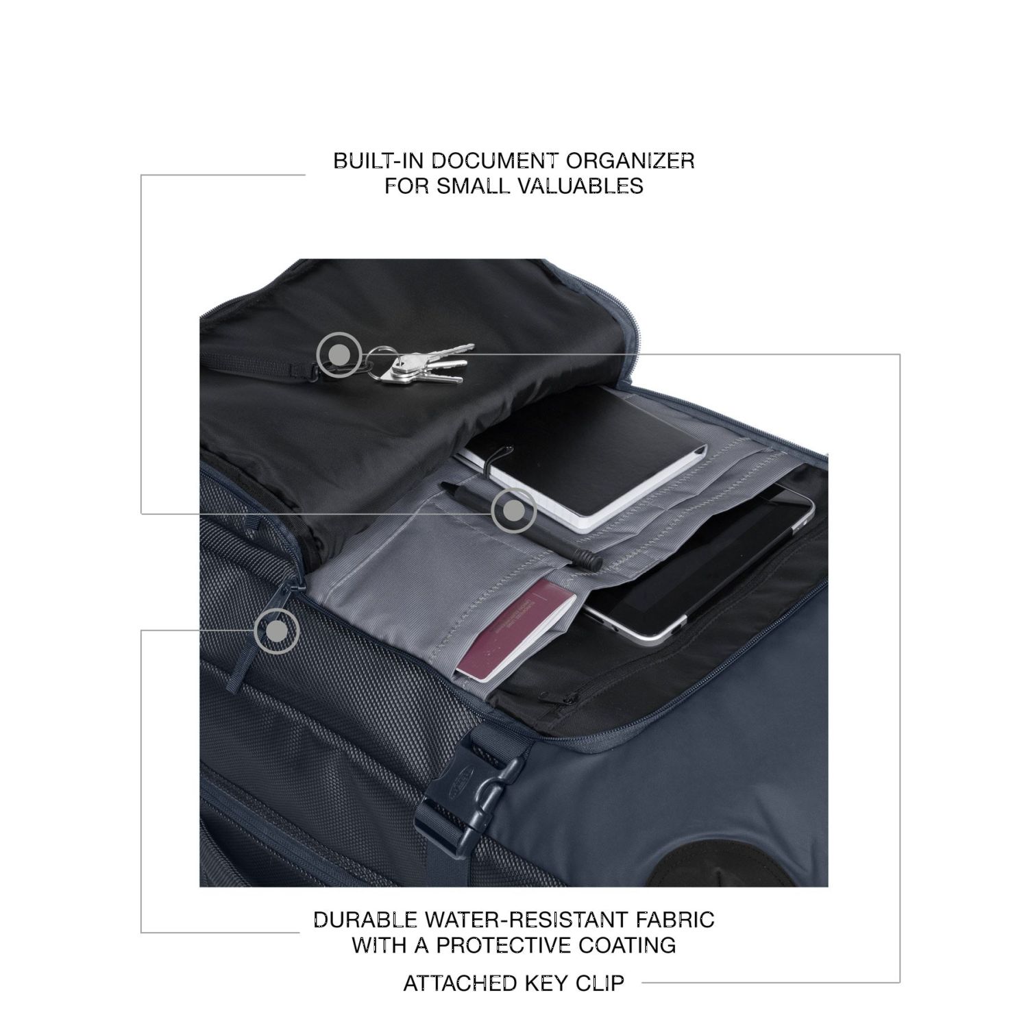 Eastpak Tranverz Reisetrolley M 2-Rollen CNNCT Marine Eastpak Tranverz Reisetrolley M 2-Rollen CNNCT Marine