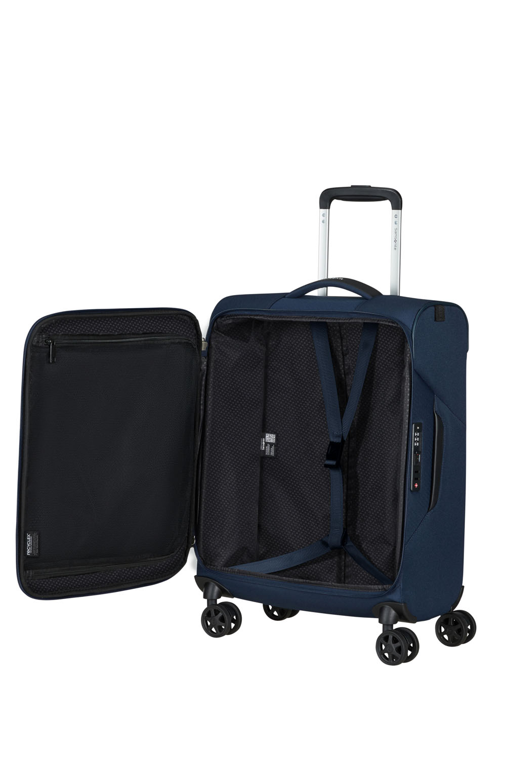 Samsonite Litebeam Trolley mit 4 Rollen 55cm Midnight Blue Samsonite Litebeam Trolley mit 4 Rollen 55cm Midnight Blue