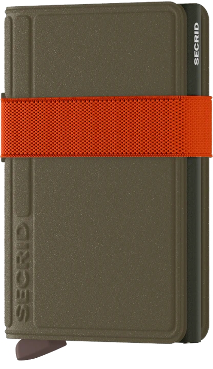Secrid Bandwallet LIBA 4/6 Geschützte Karten Green-Orange
