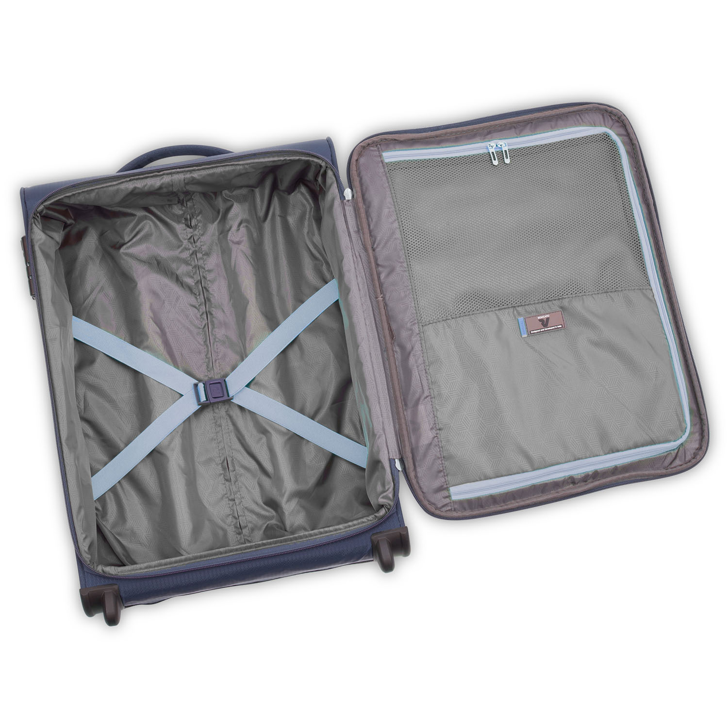 Roncato Lite Soft Handgepäck Carry-On Trolley 2-Rollen Blue Navy Roncato Lite Soft Handgepäck Carry-On Trolley 2-Rollen Blue Navy