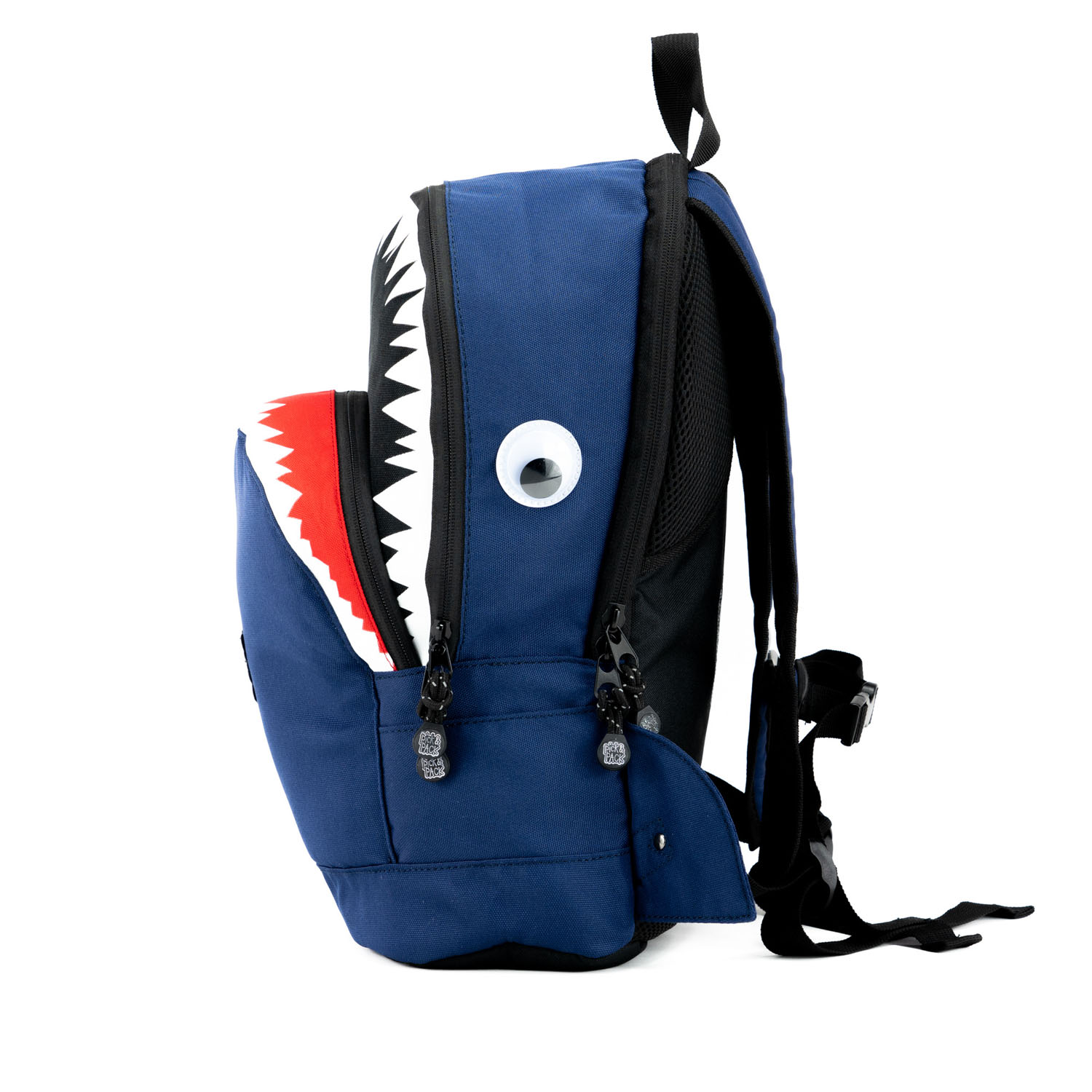 Pick & Pack Shark Shape Backpack M mit 13" Laptop-fach Navy Pick & Pack Shark Shape Backpack M mit 13" Laptop-fach Navy