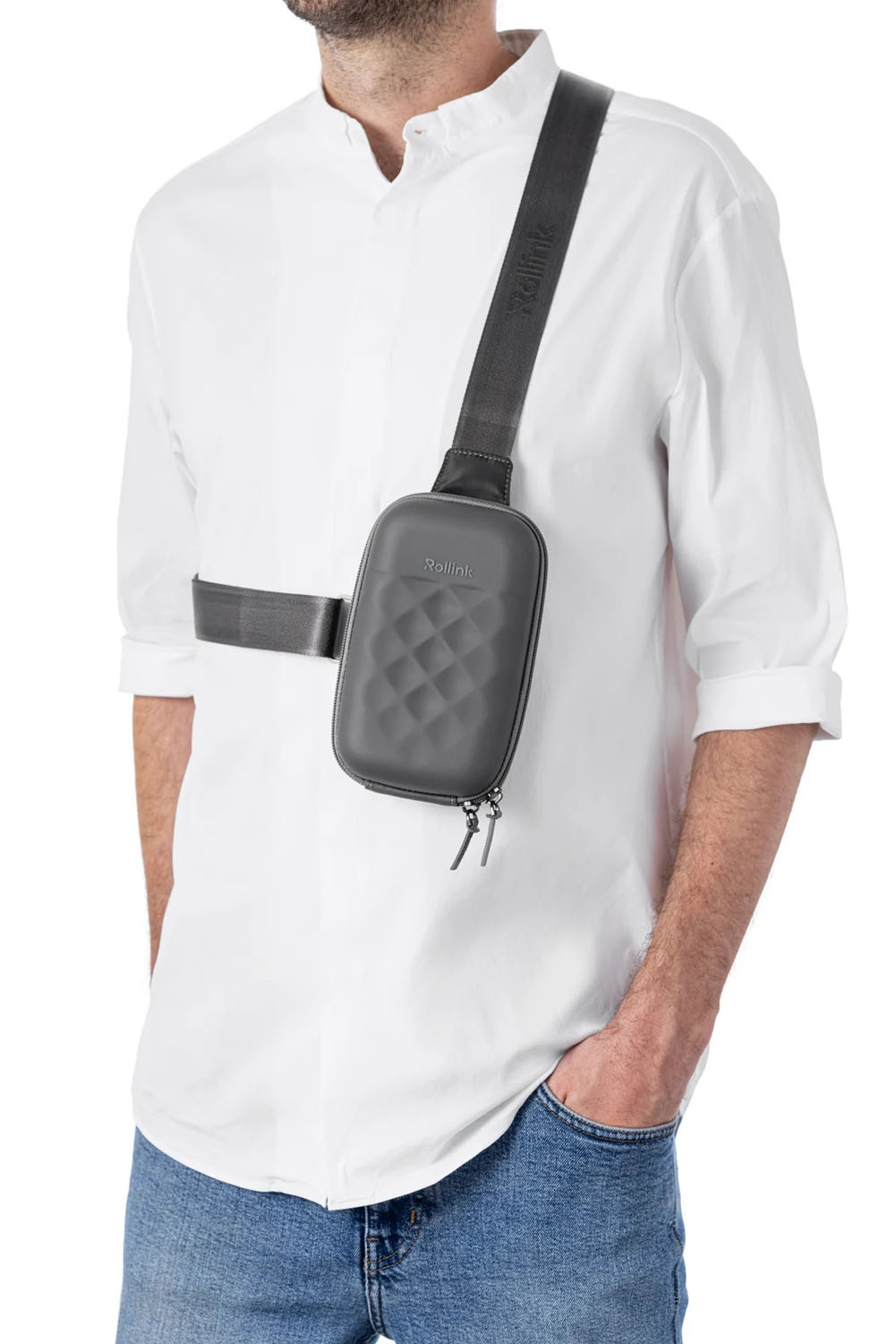 Rollink Slingbag Go Mini Bag (upright) Sand Rollink Slingbag Go Mini Bag (upright) Sand