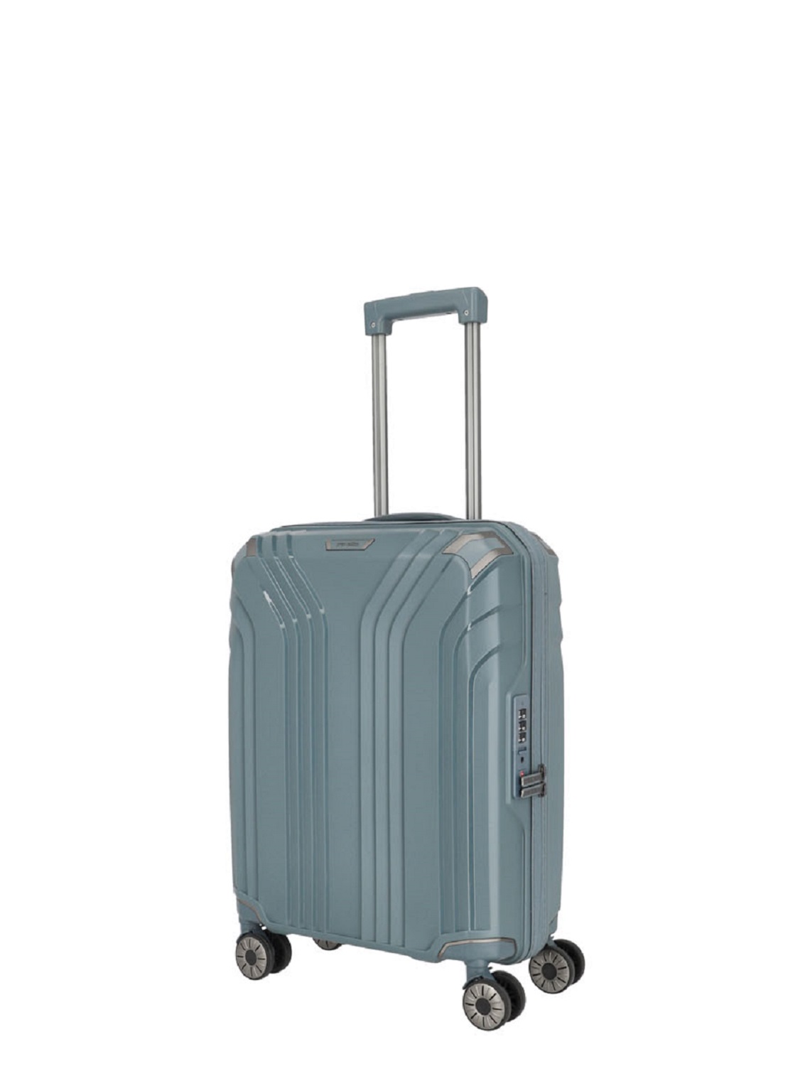 Travelite Elvaa Boardgepäck Trolley S, 4-Rollen Blaugrau Travelite Elvaa Boardgepäck Trolley S, 4-Rollen Blaugrau