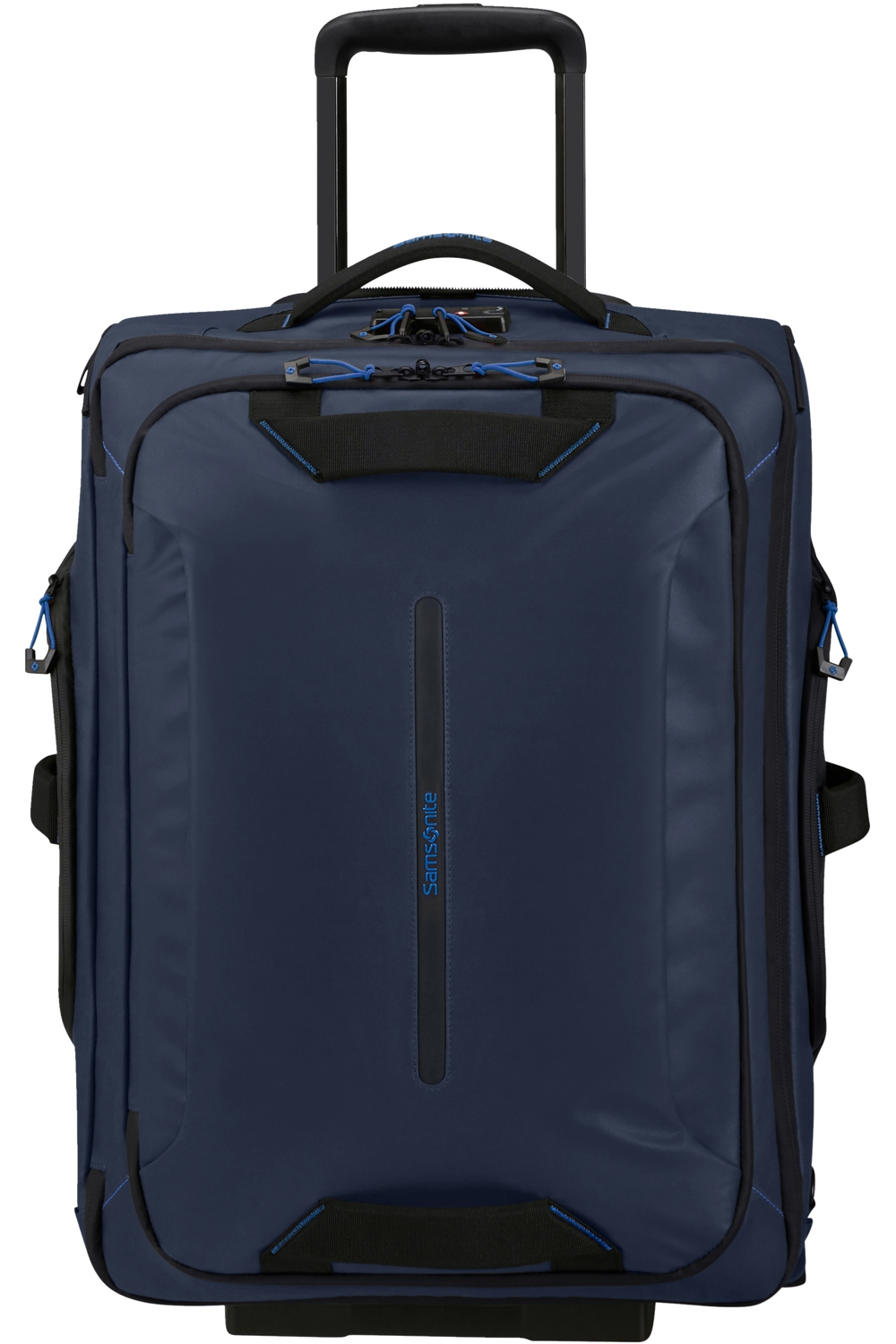 Samsonite Ecodiver Reisetasche/Rucksack mit Rollen 55cm + GRATIS HOTELGUTSCHEIN Blue Nights