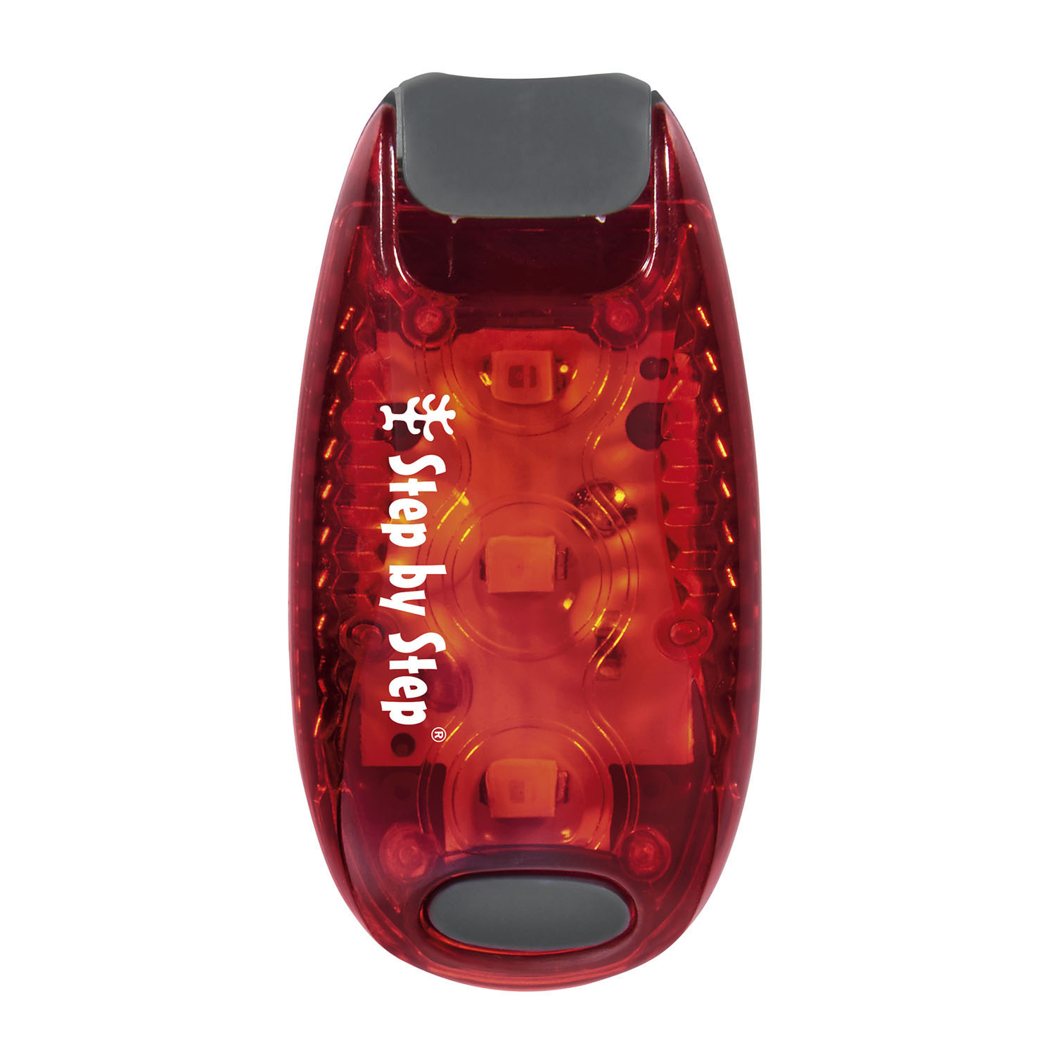 Step by Step Schulzubehör LED-Sicherheits-Klemmleuchte Rot