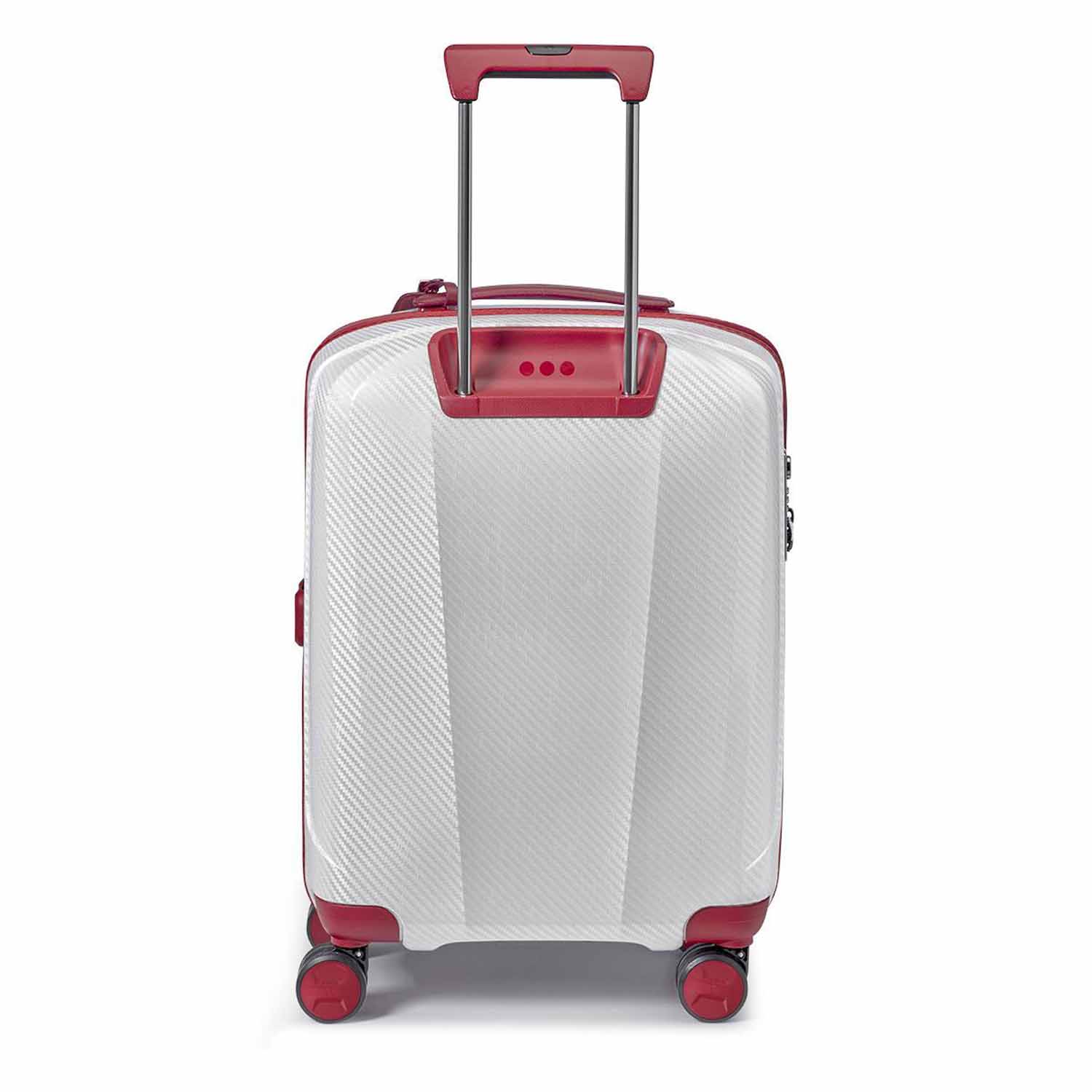 Roncato WE ARE GLAM Cabin Trolley S 4R Weiß/Rot Roncato WE ARE GLAM Cabin Trolley S 4R Weiß/Rot