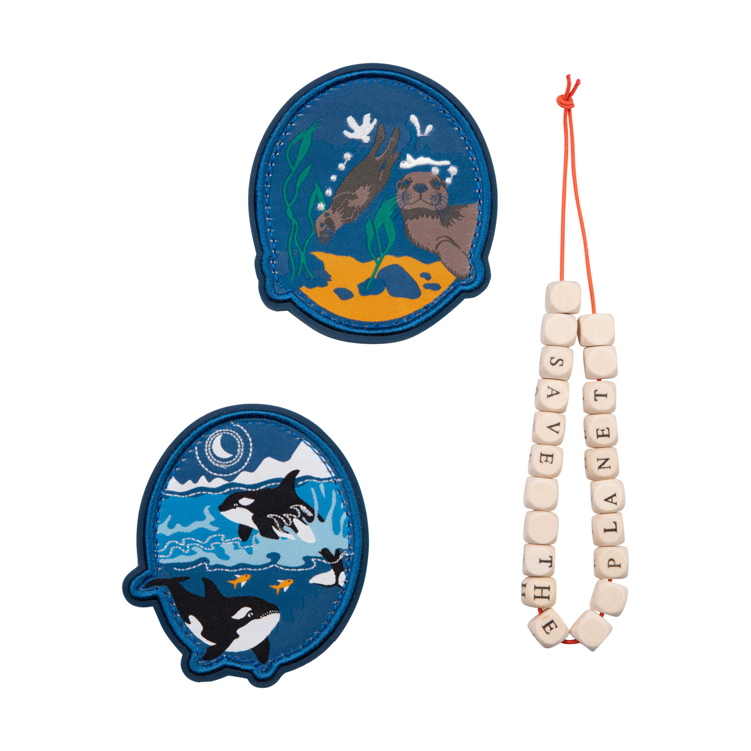 DerDieDas Schulzubehör Wechselbuttons 3er Set Grey Planet DerDieDas Schulzubehör Wechselbuttons 3er Set Grey Planet