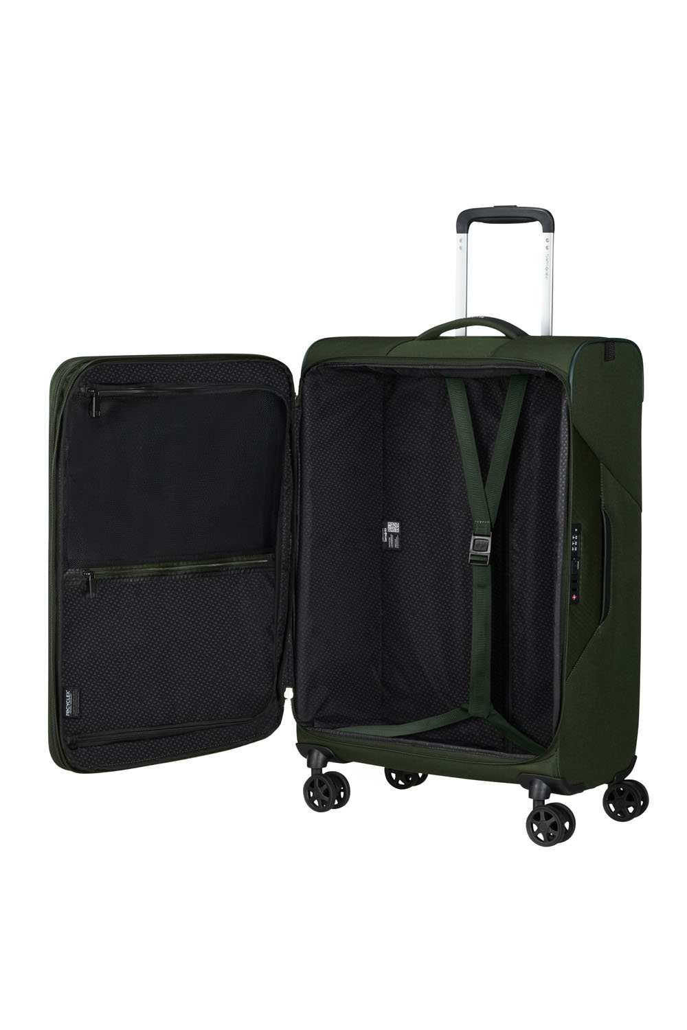 Samsonite Litebeam Trolley 66cm mit 4 Rollen, erweiterbar Climbing Ivy