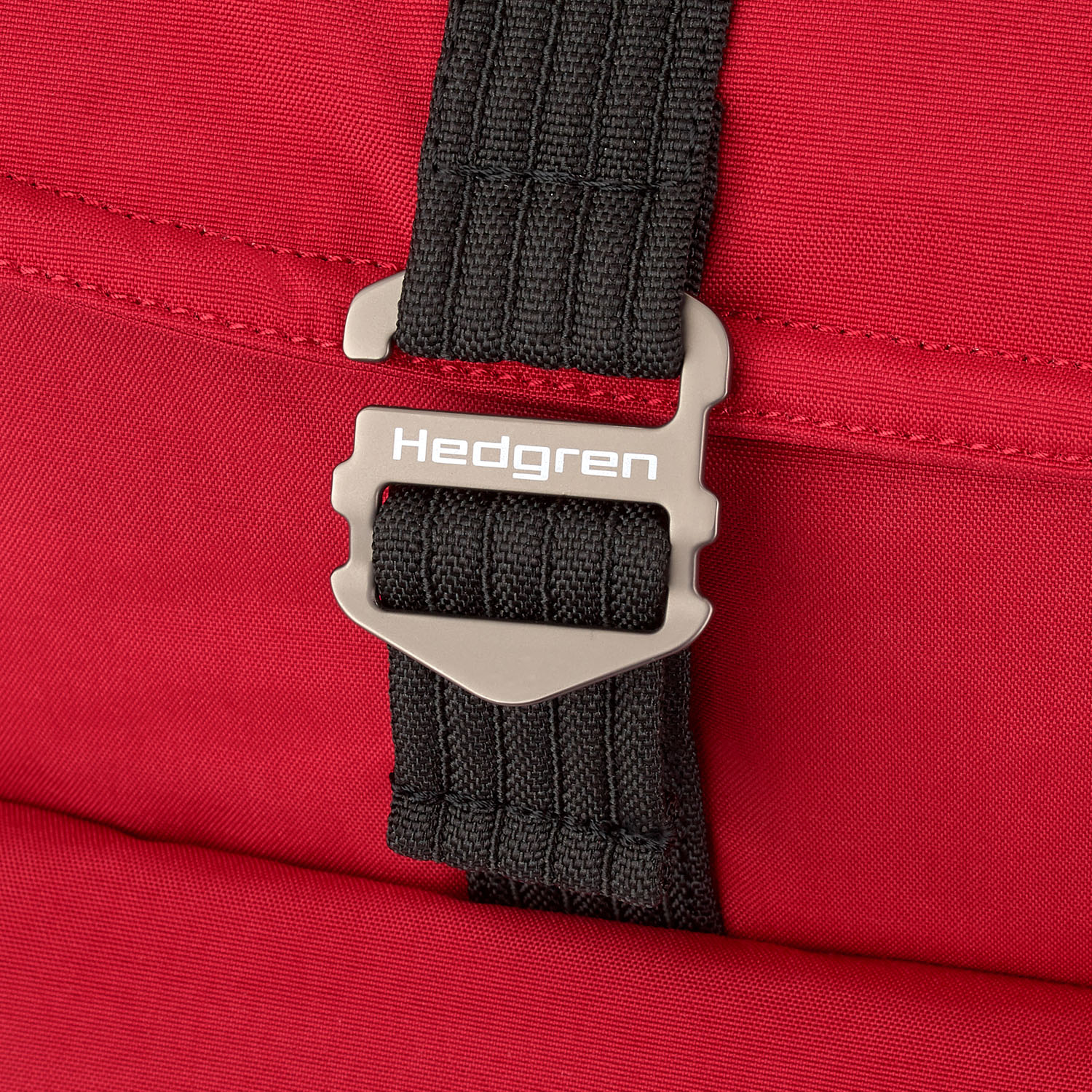 Hedgren Great American Heritage CRUSADE Drawstring Backpack RFID Salsa Red