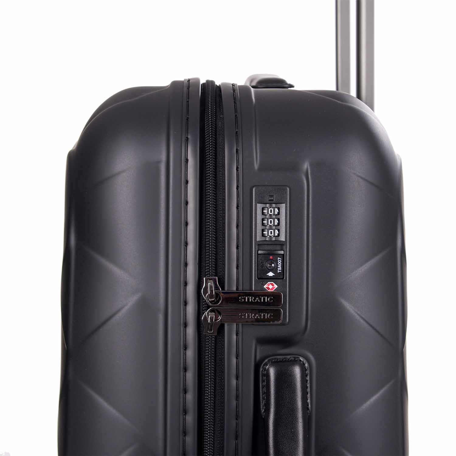 Stratic Leather & More Trolley M, 4 Rollen Matt Black