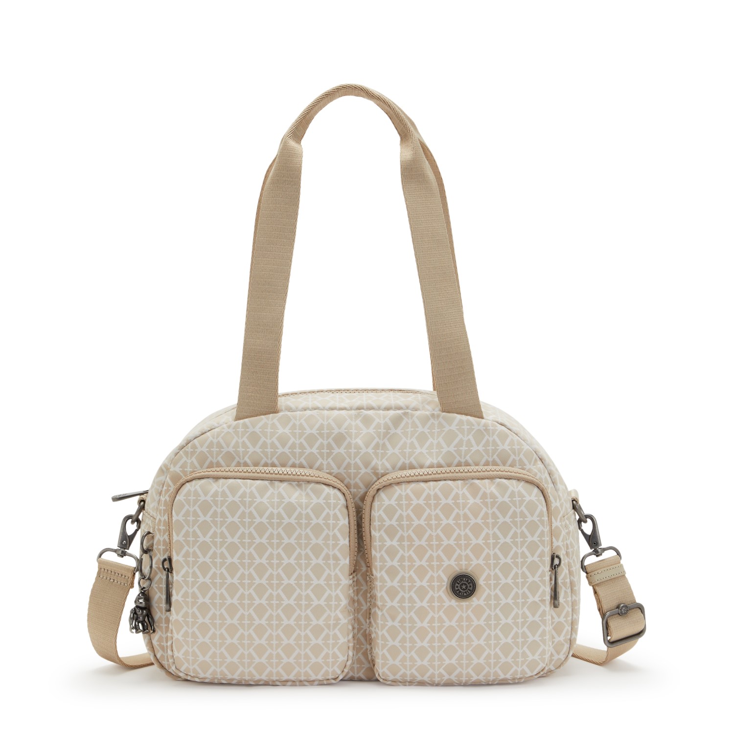 Kipling COOL DEFEA Mittelgroße Umhängetasche Signature Beige