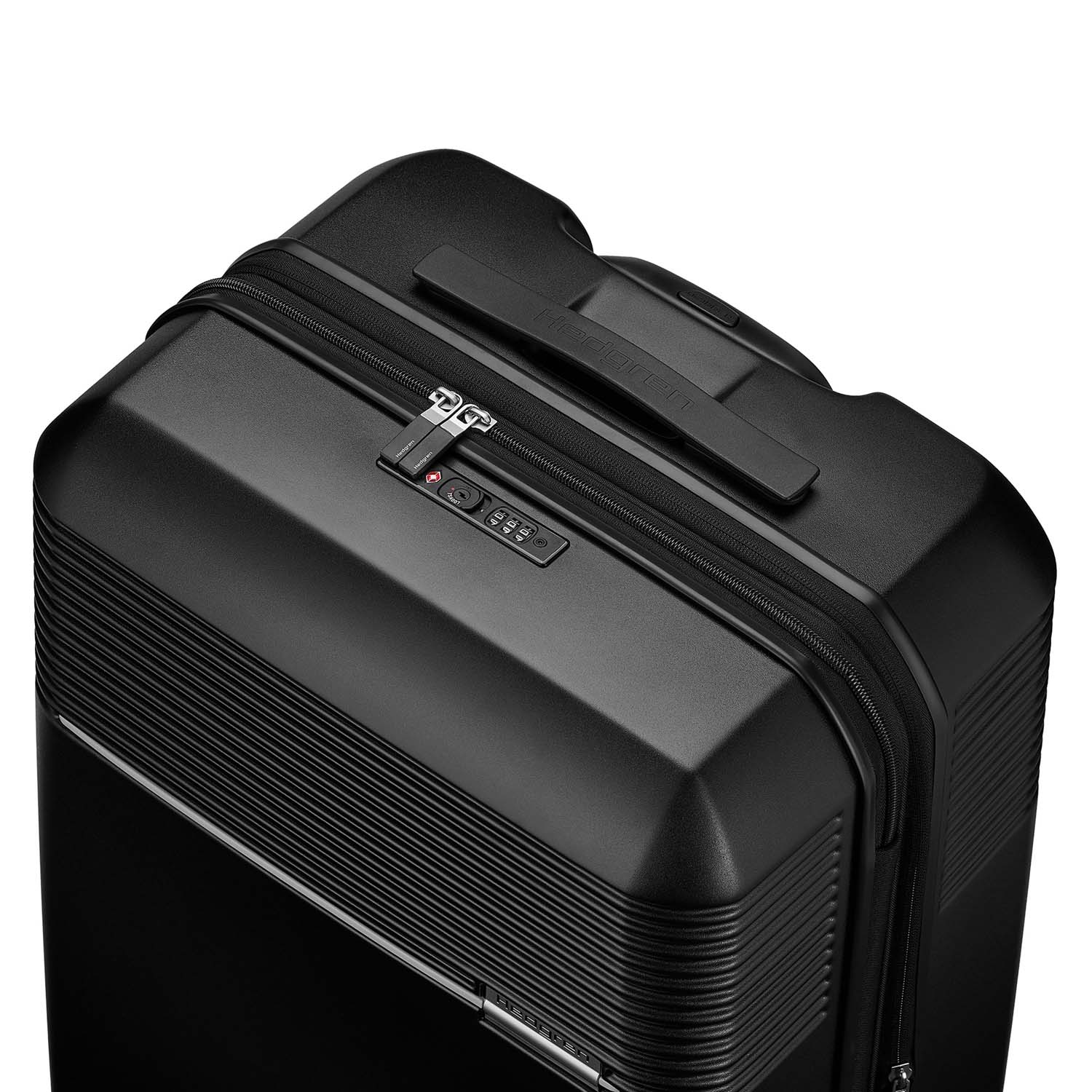 Hedgren Lineo Stripe M, 66cm Trolley erweiterbar Black