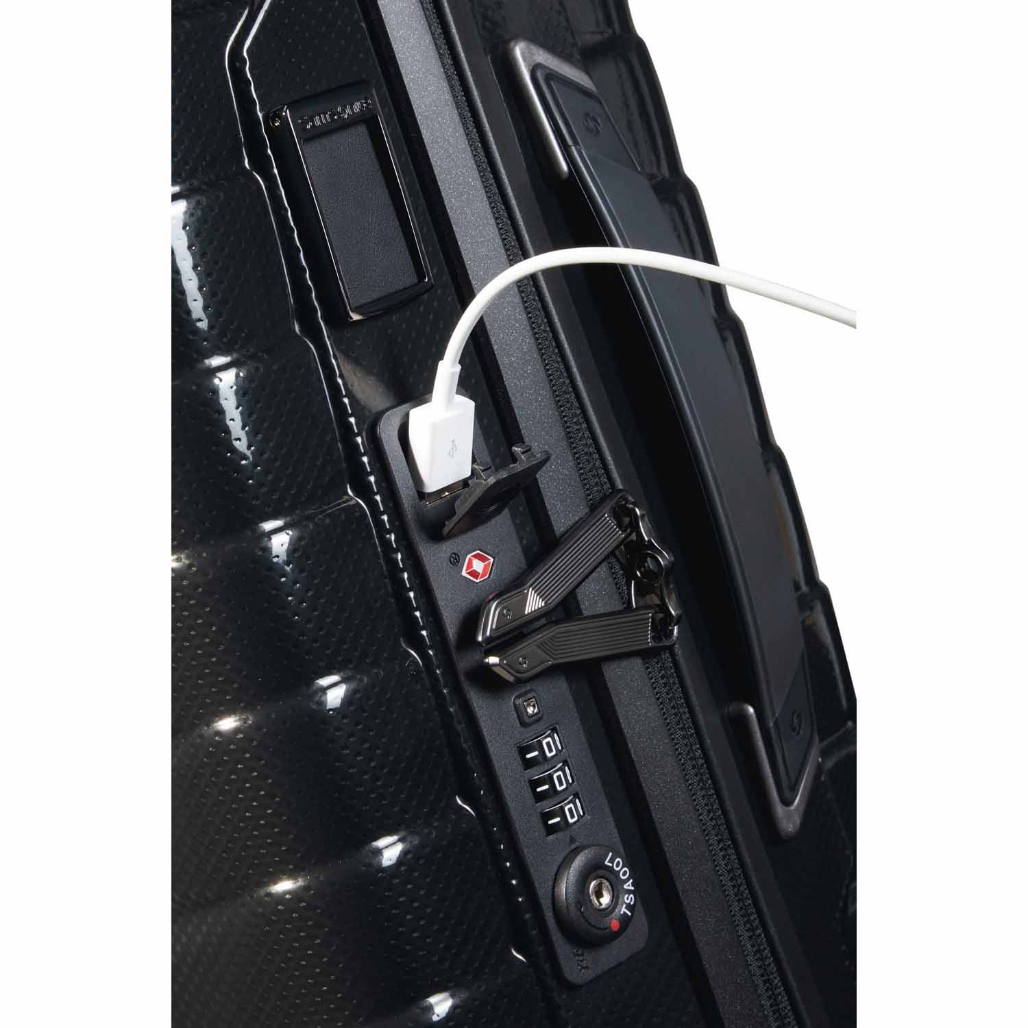 Samsonite Proxis Trolley mit 4 Rollen erweiterbar 55cm (20/23cm) + GRATIS HOTELGUTSCHEIN Schwarz Samsonite Proxis Trolley mit 4 Rollen erweiterbar 55cm (20/23cm) + GRATIS HOTELGUTSCHEIN Schwarz