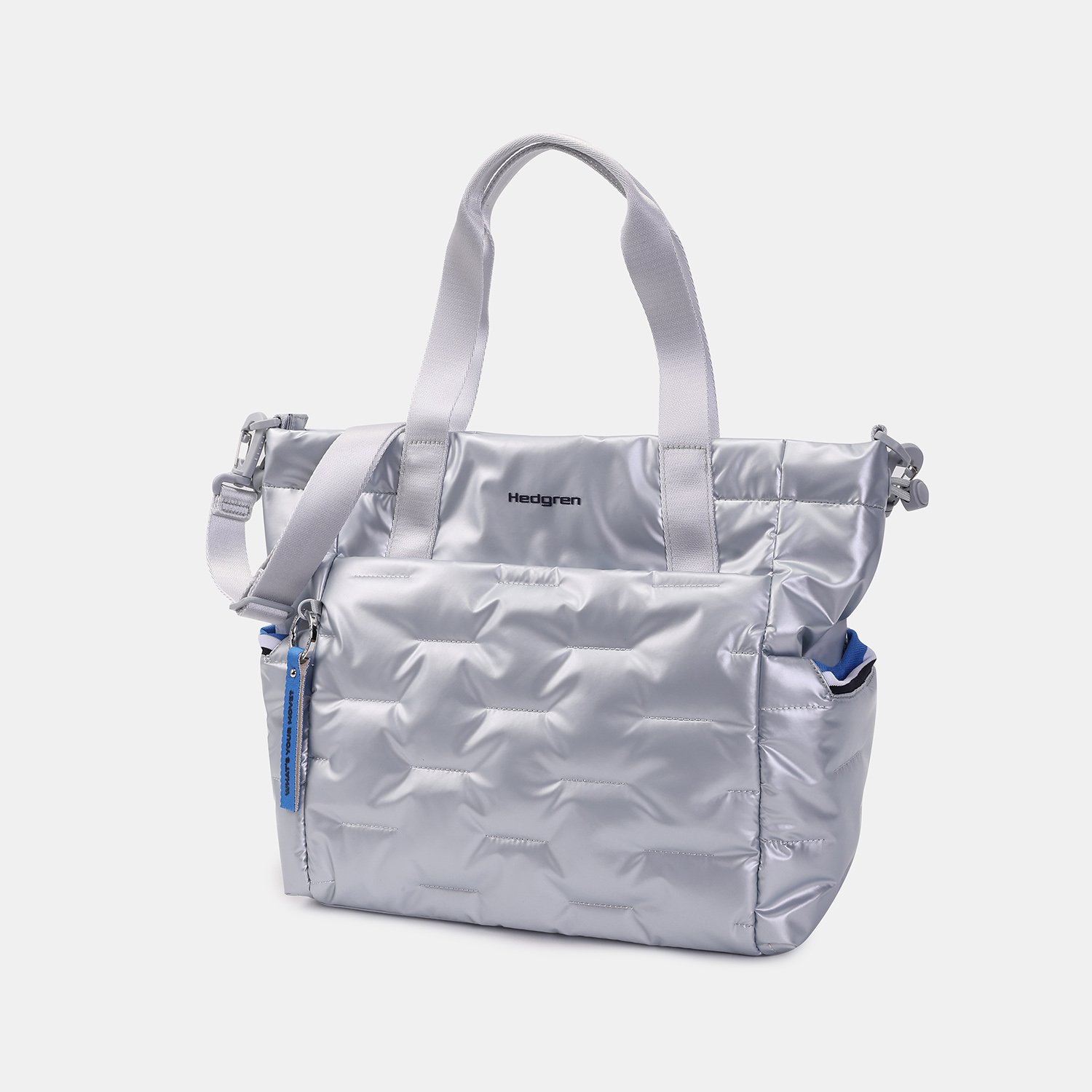 Hedgren Cocoon PUFFER Totebag Pearl Blue
