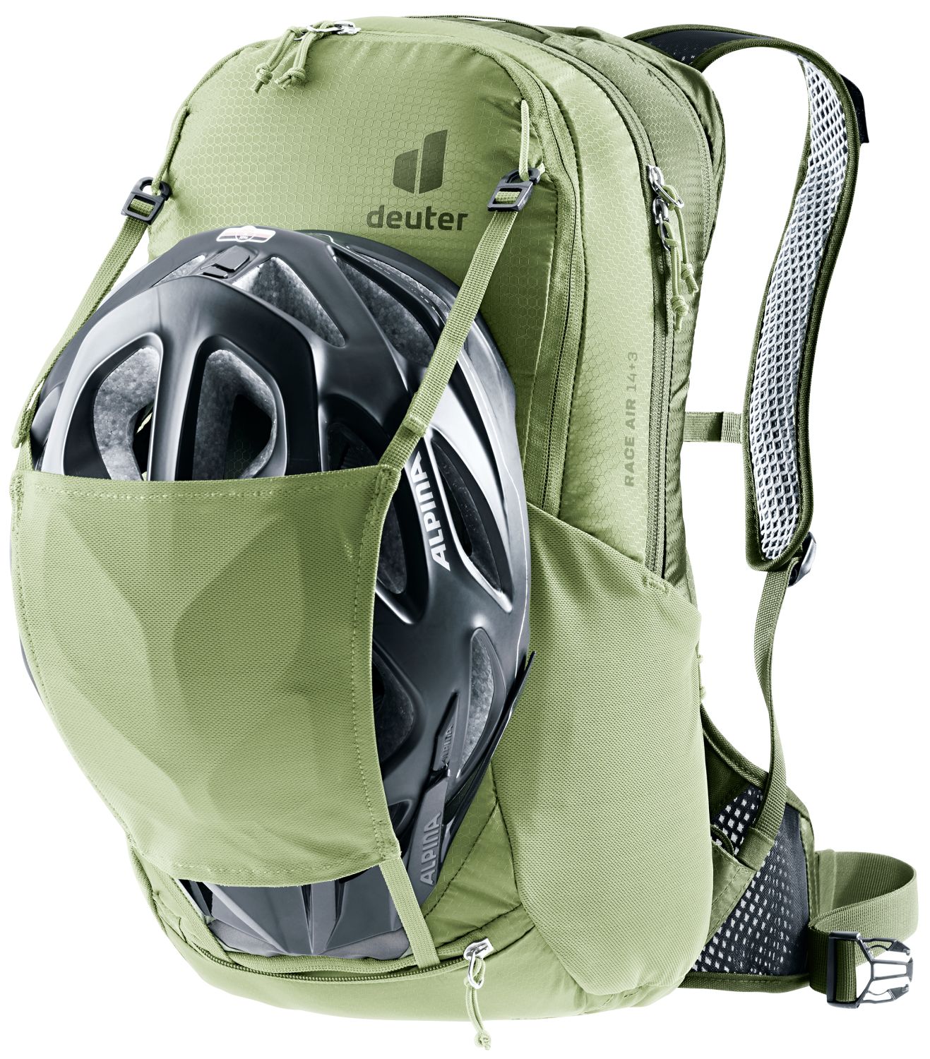 Deuter Race Air 14+3 Fahrradrucksack mineral-grove