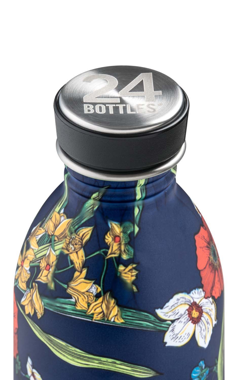 24Bottles® Urban Bottle Floral 500ml Denim Bouquet 24Bottles® Urban Bottle Floral 500ml Denim Bouquet