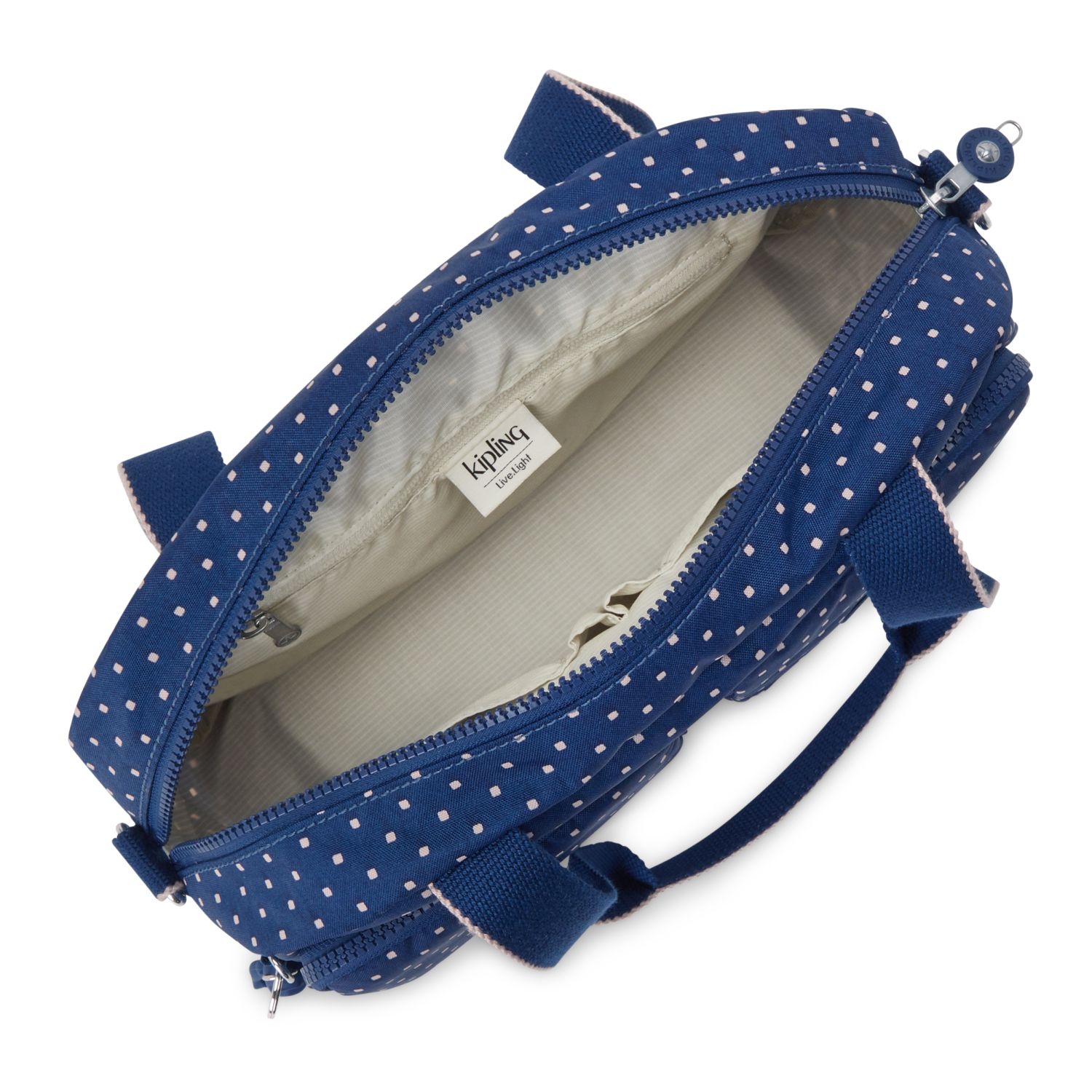 Kipling COOL DEFEA Mittelgroße Umhängetasche Soft Dot Blue