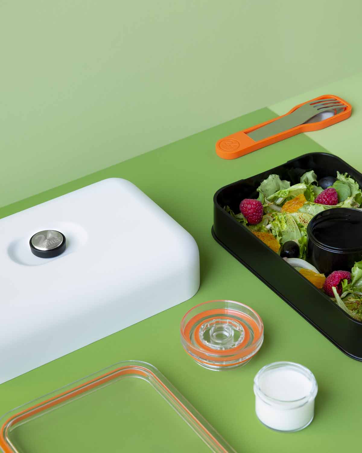 24Bottles® Lunch box Ice White